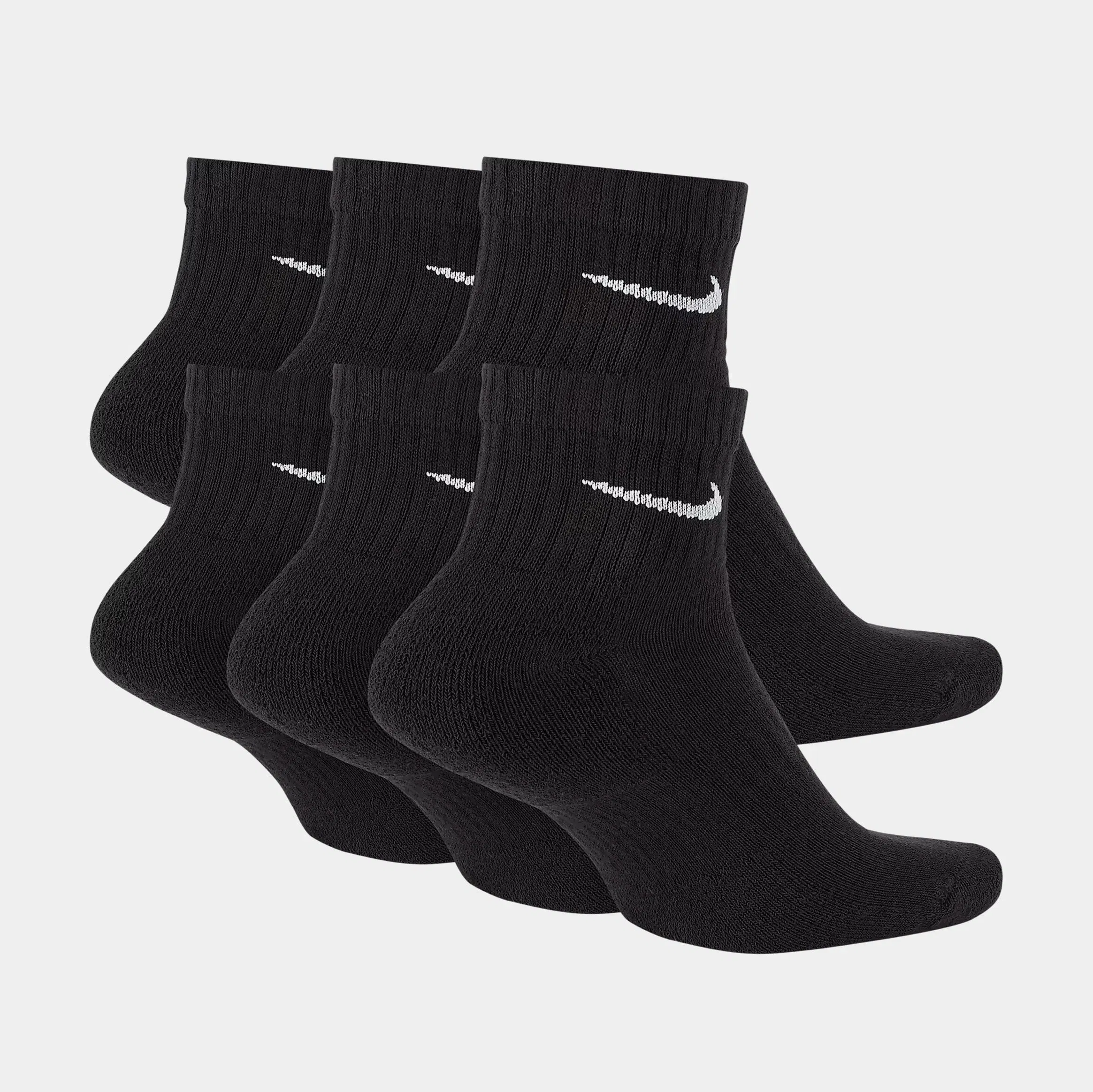 Nike NSW Everyday Cushioned Ankle Mens Socks (White/Black)