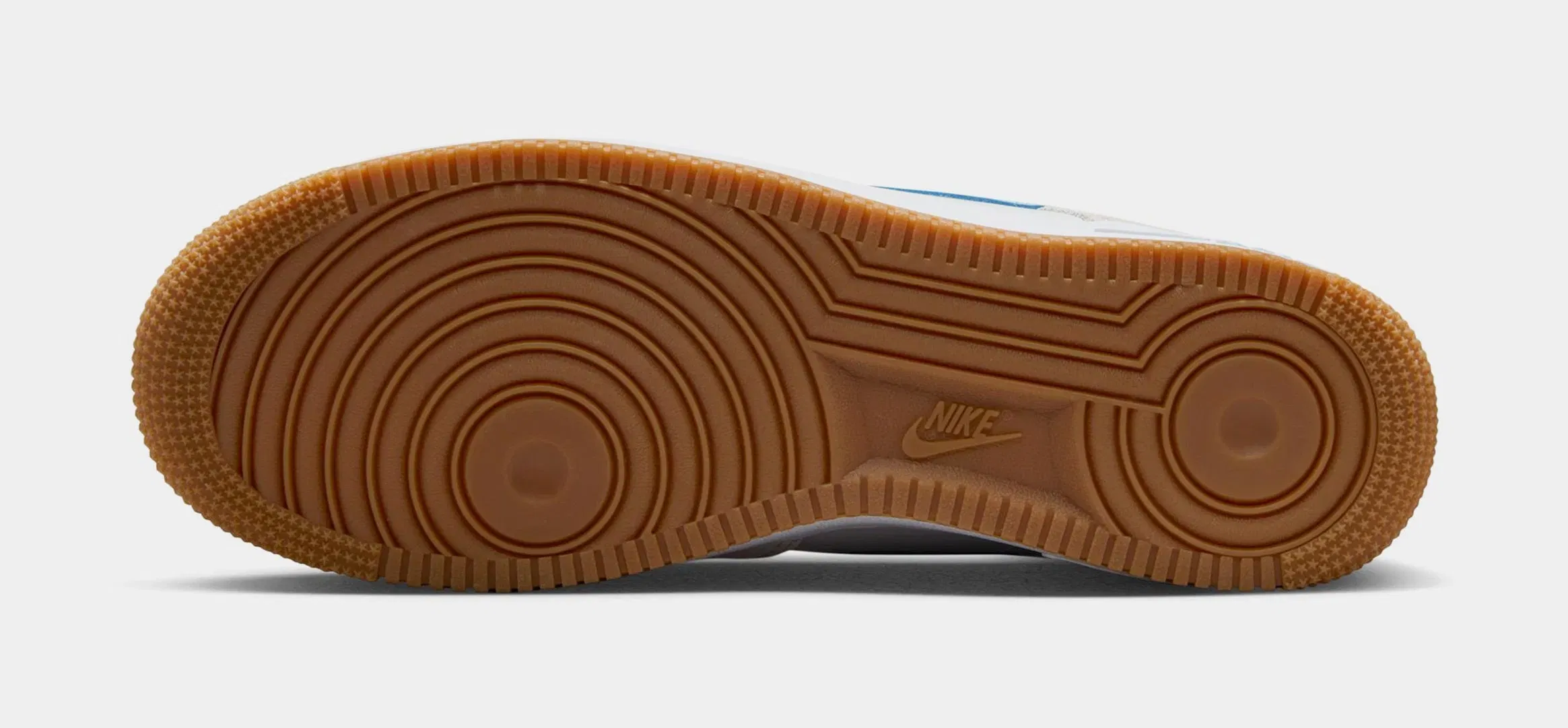 Nike Air Force 1 SK8 Mens Lifestyle Shoes (Photon Dust/White/Gum Medium Brown/Psychic Blue)