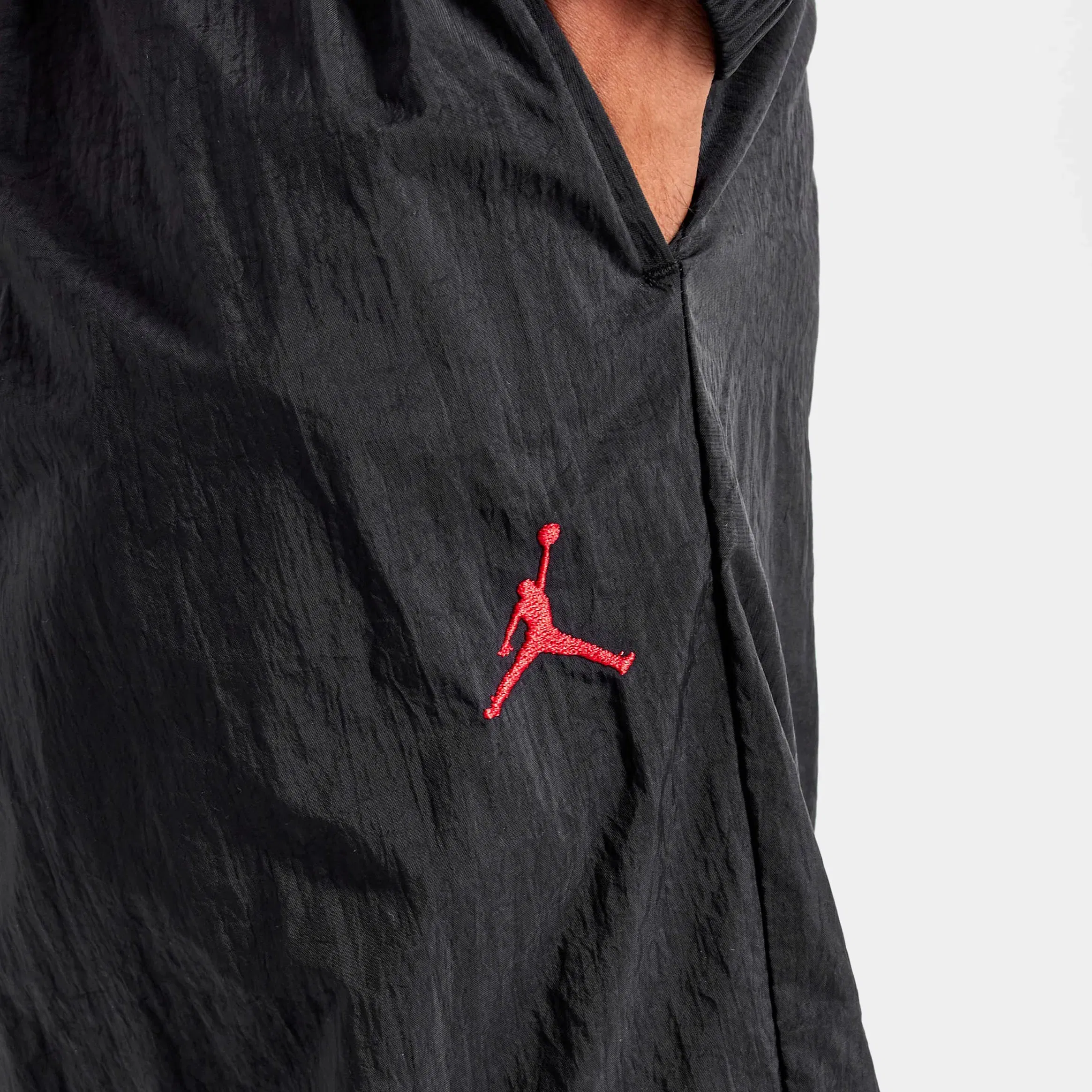 Nike Jordan Brooklyn Draft Mens Pants (Black/Gym Red/Gym Red)