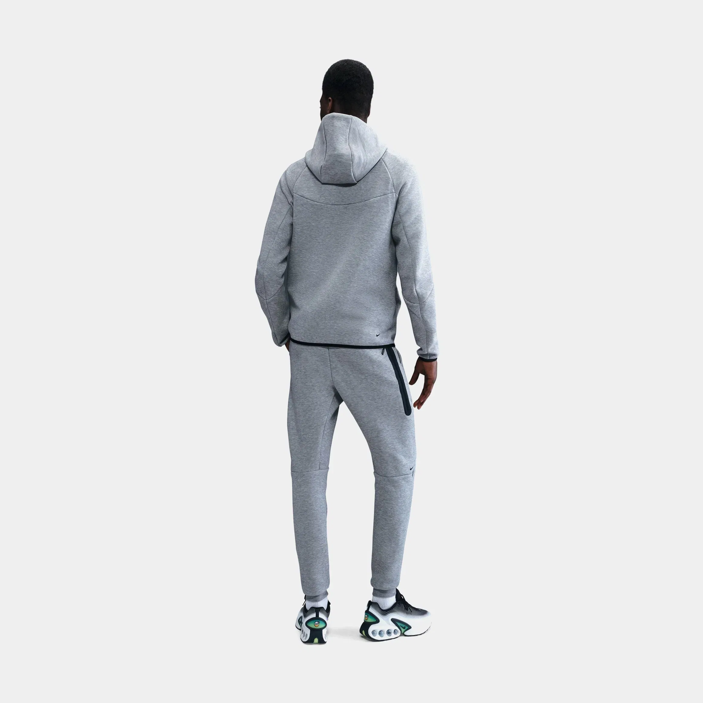 Nike Tech Fleece Mens Joggers (Dark Grey Heather/Black)