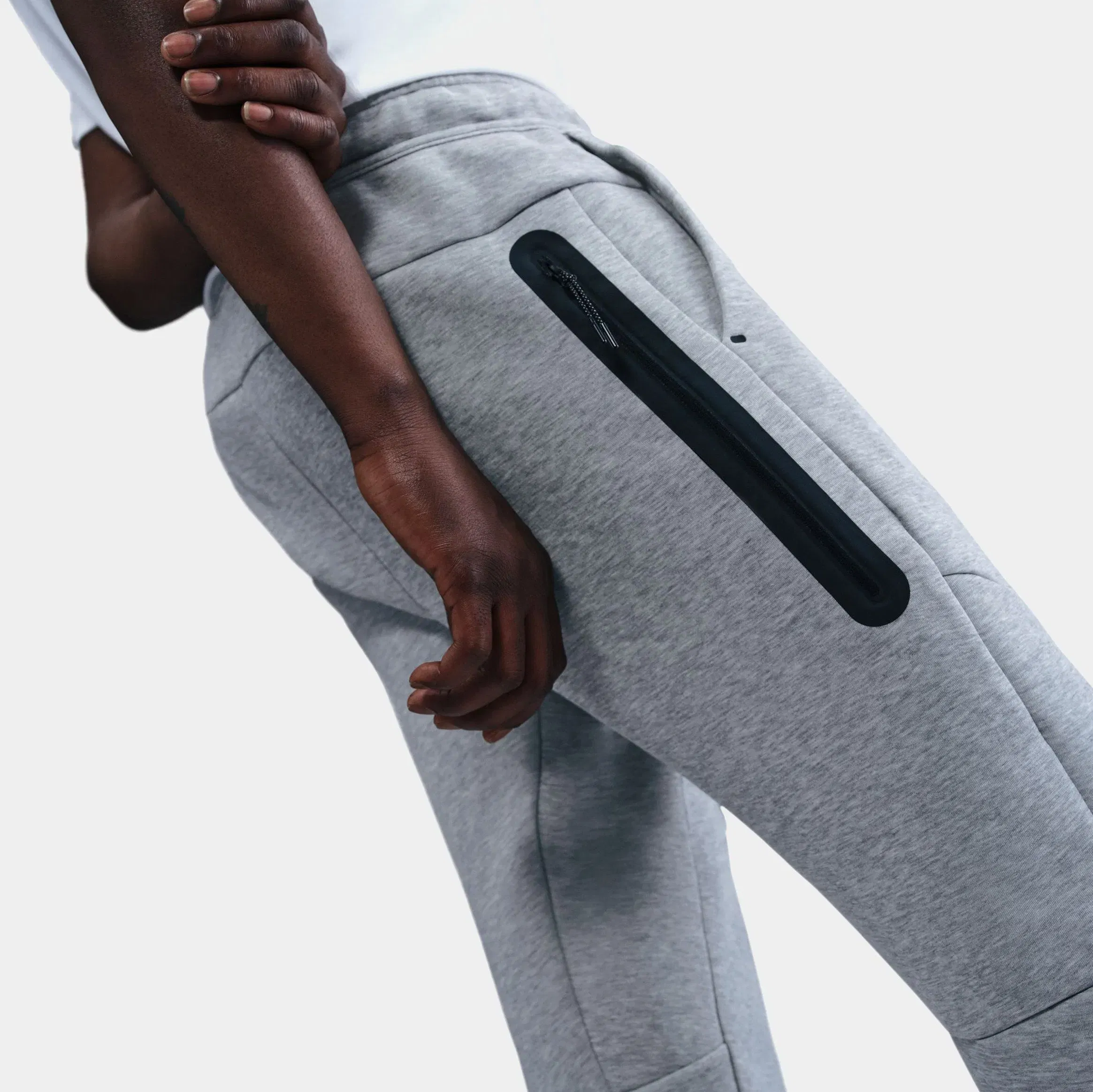 Nike Tech Fleece Mens Joggers (Dark Grey Heather/Black)