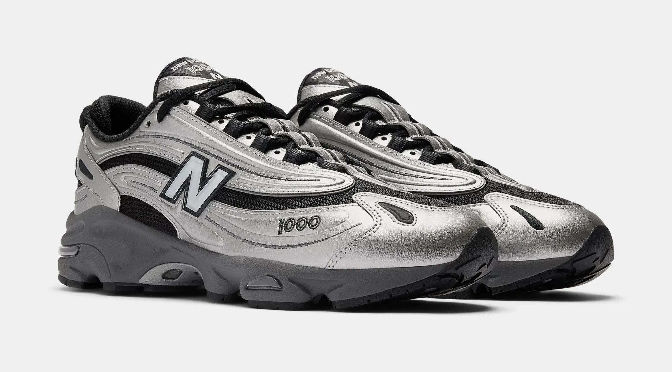NEWBALANCE 1000 Mens Running Shoes (Silver Metallic/Black)