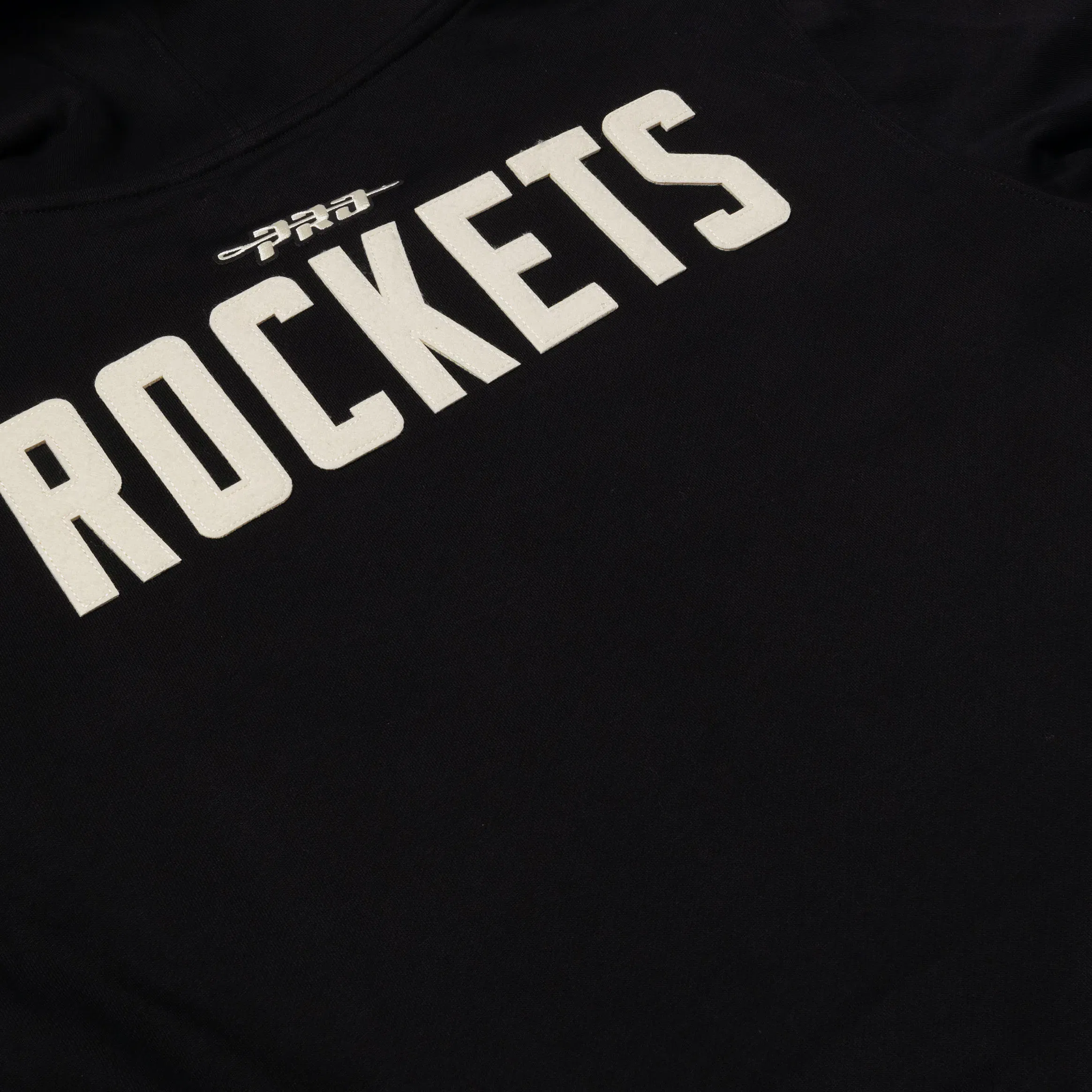 PRO STANDARD Houston Rockets Original Fleece Pullover Mens Hoodie (Black/White)