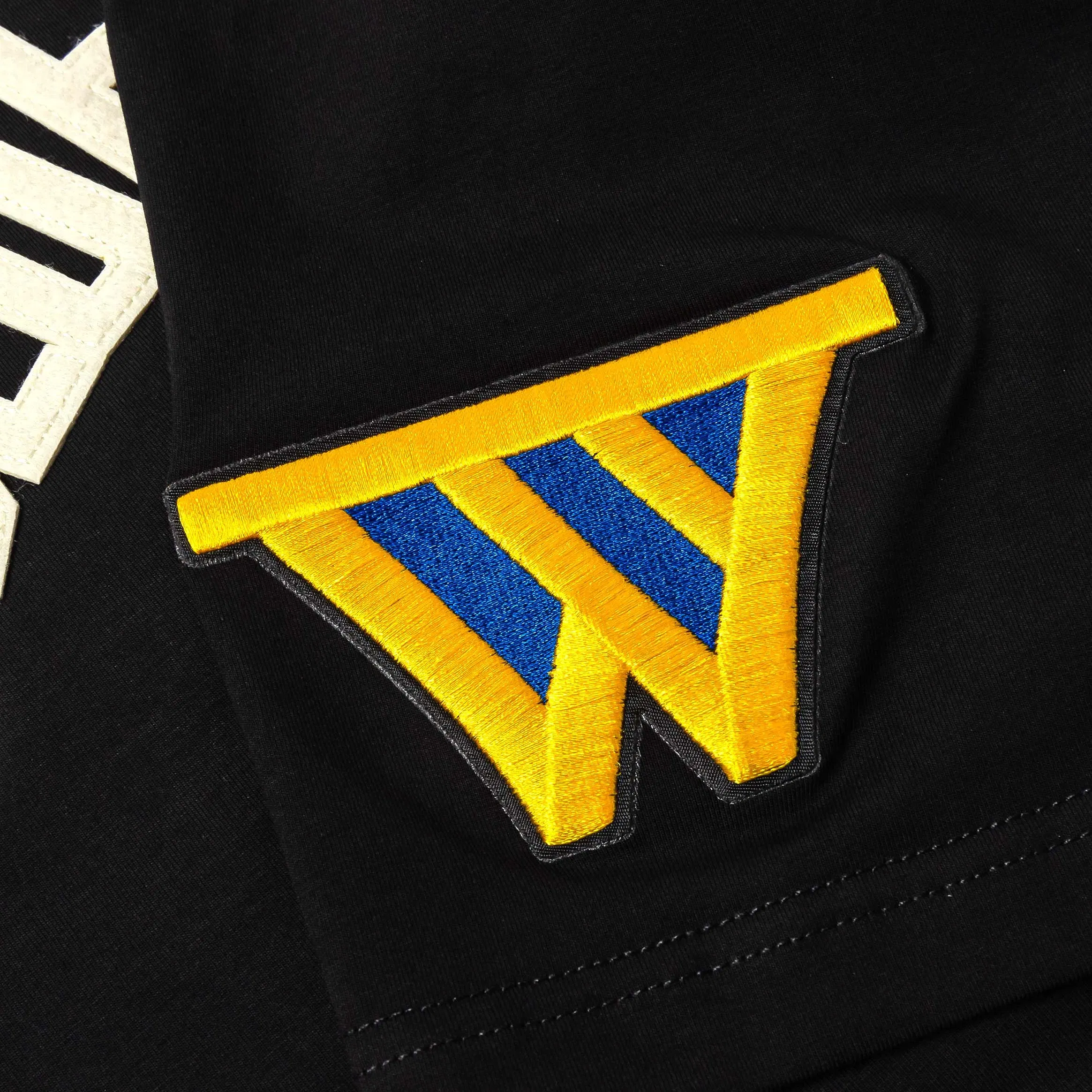 PRO STANDARD NBA Golden State Warriors Original Mens Short Sleeve Shirt (Black/White)