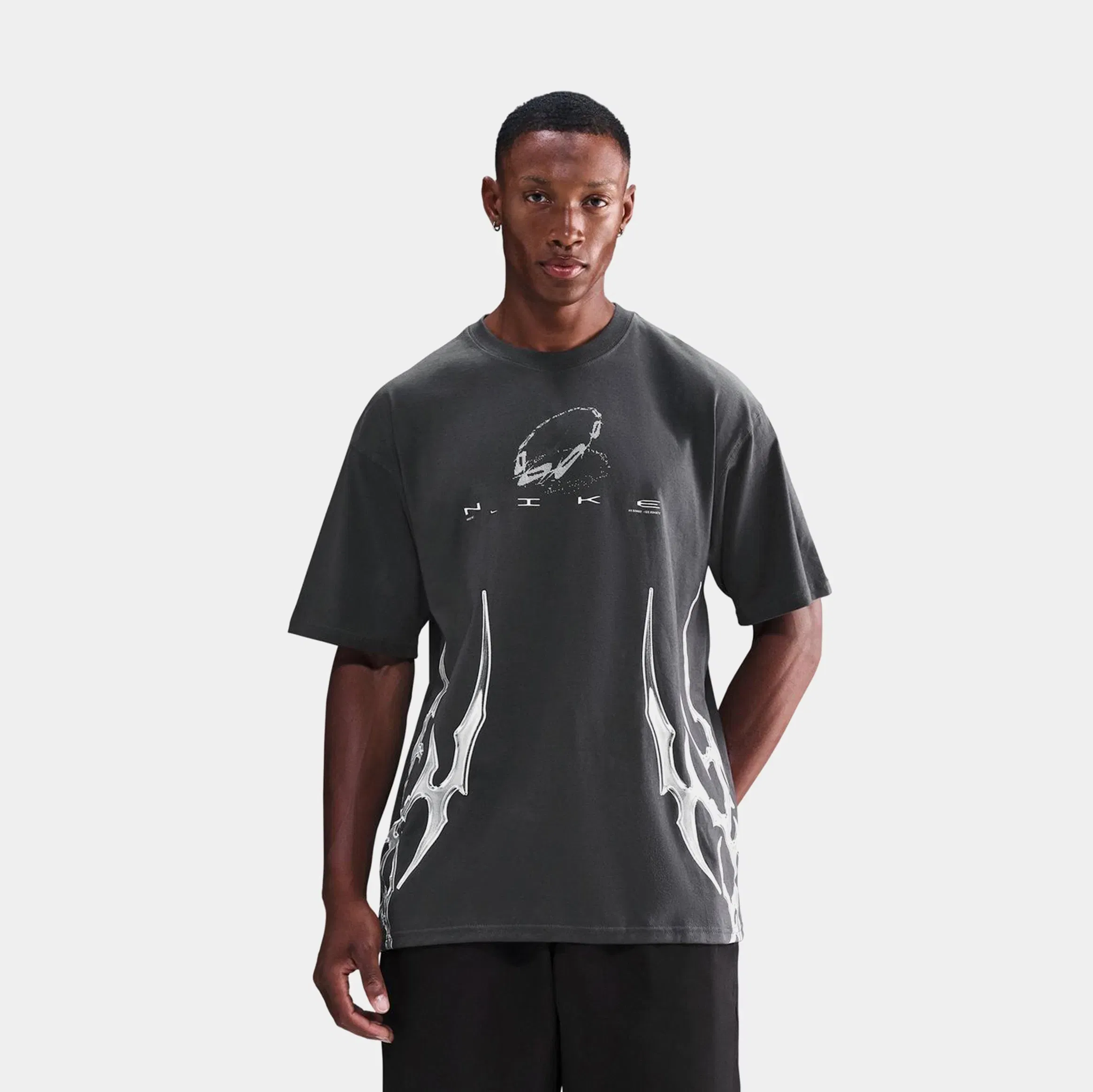 Nike NSW Air Max 90 Mens Short Sleeve Shirt (Anthracite)