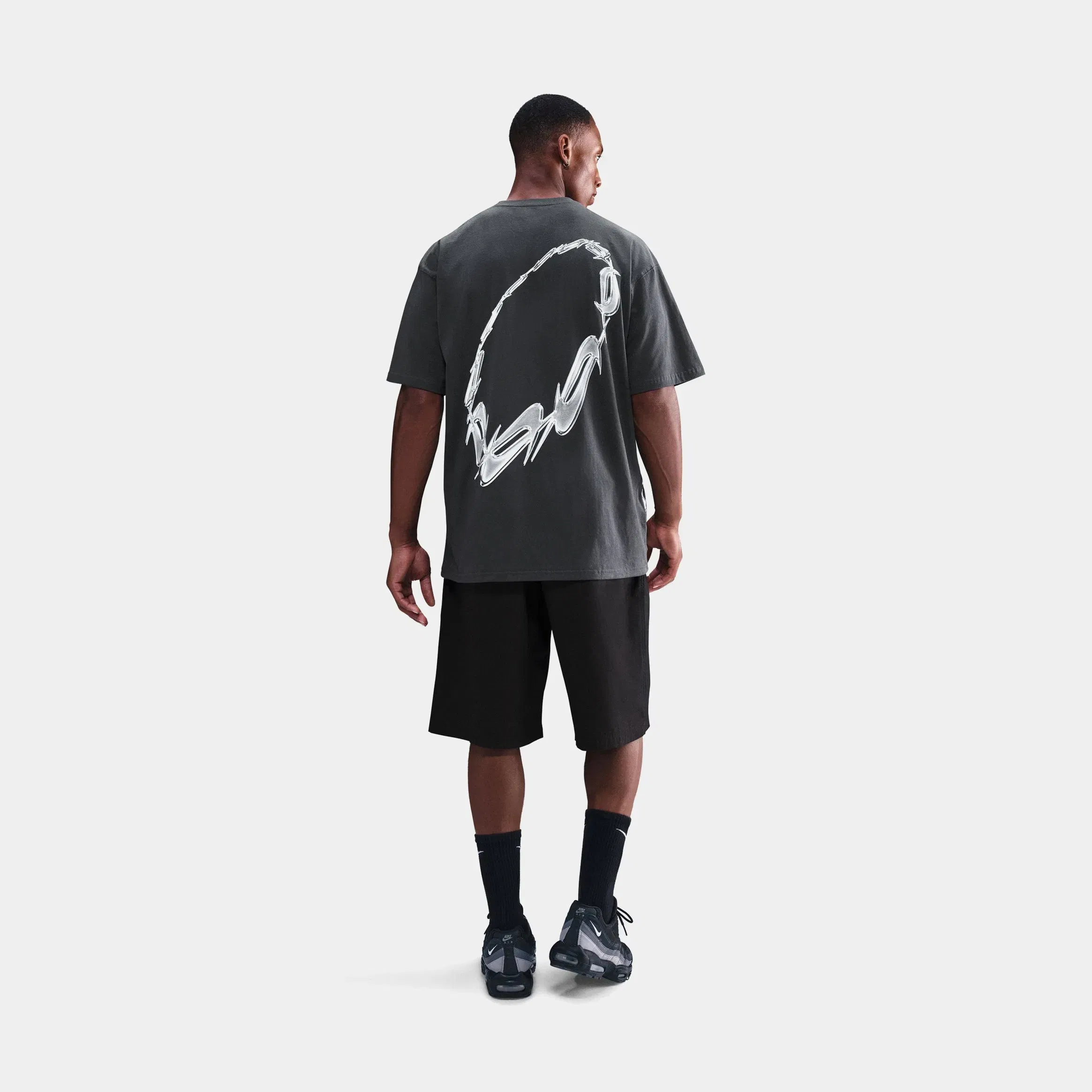 Nike NSW Air Max 90 Mens Short Sleeve Shirt (Anthracite)