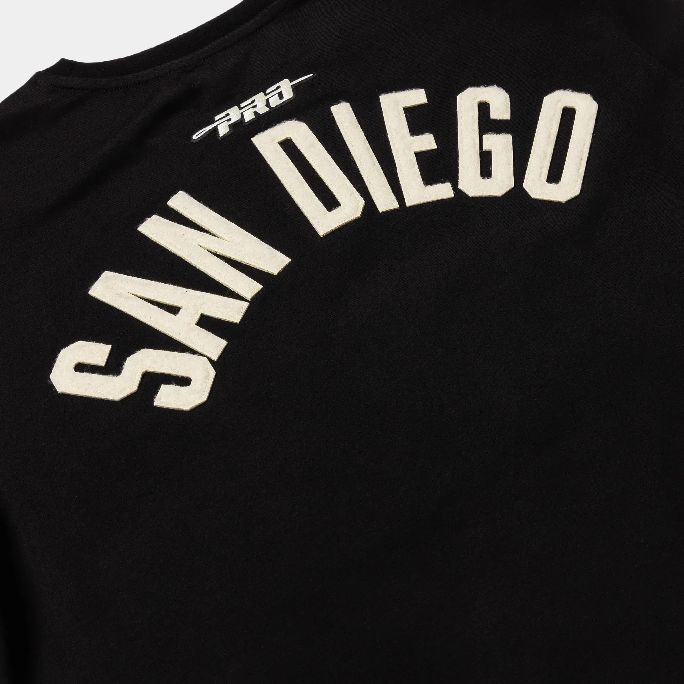 PRO STANDARD MLB San Diego Padres Original Mens Short Sleeve Shirt (Black/White)
