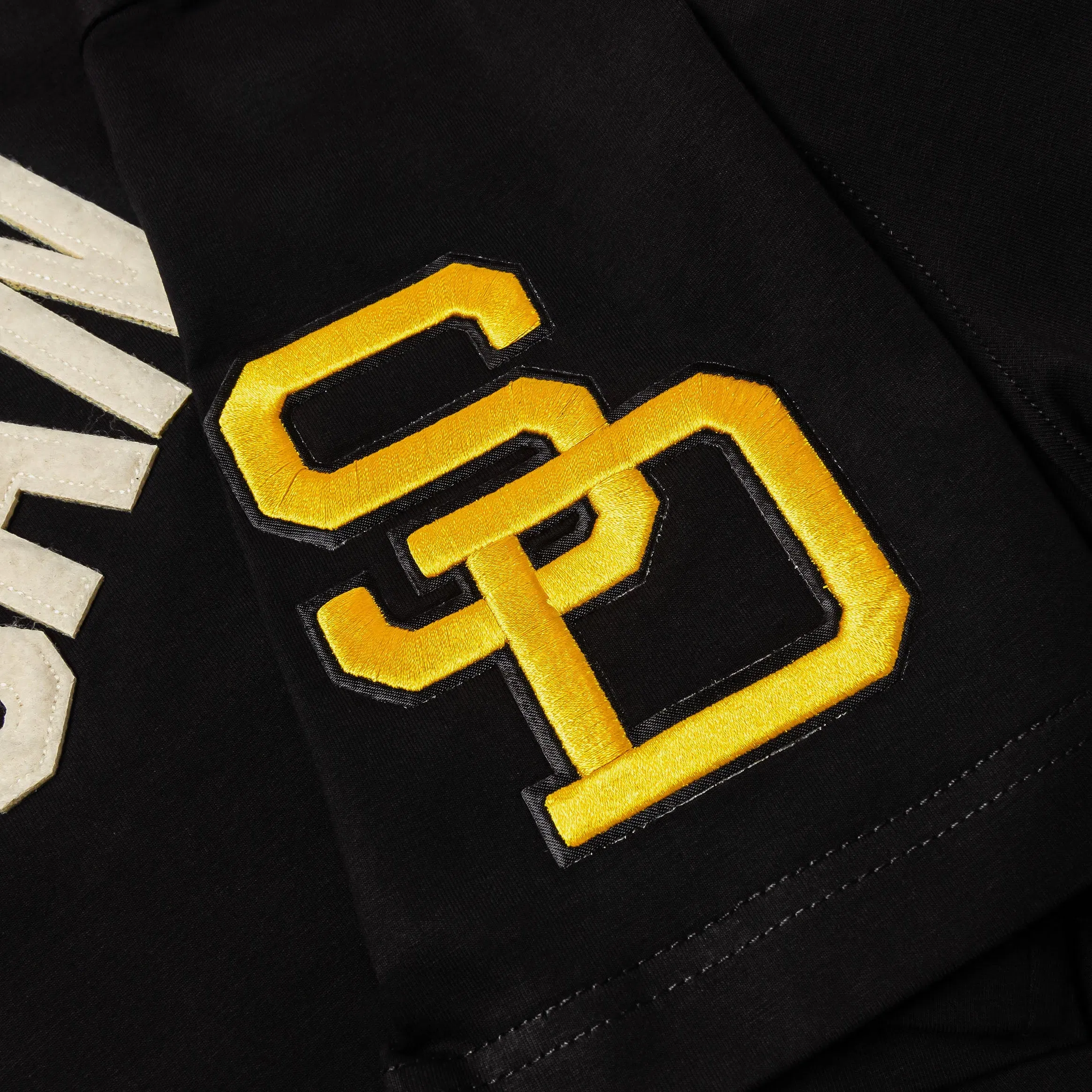 PRO STANDARD MLB San Diego Padres Original Mens Short Sleeve Shirt (Black/White)