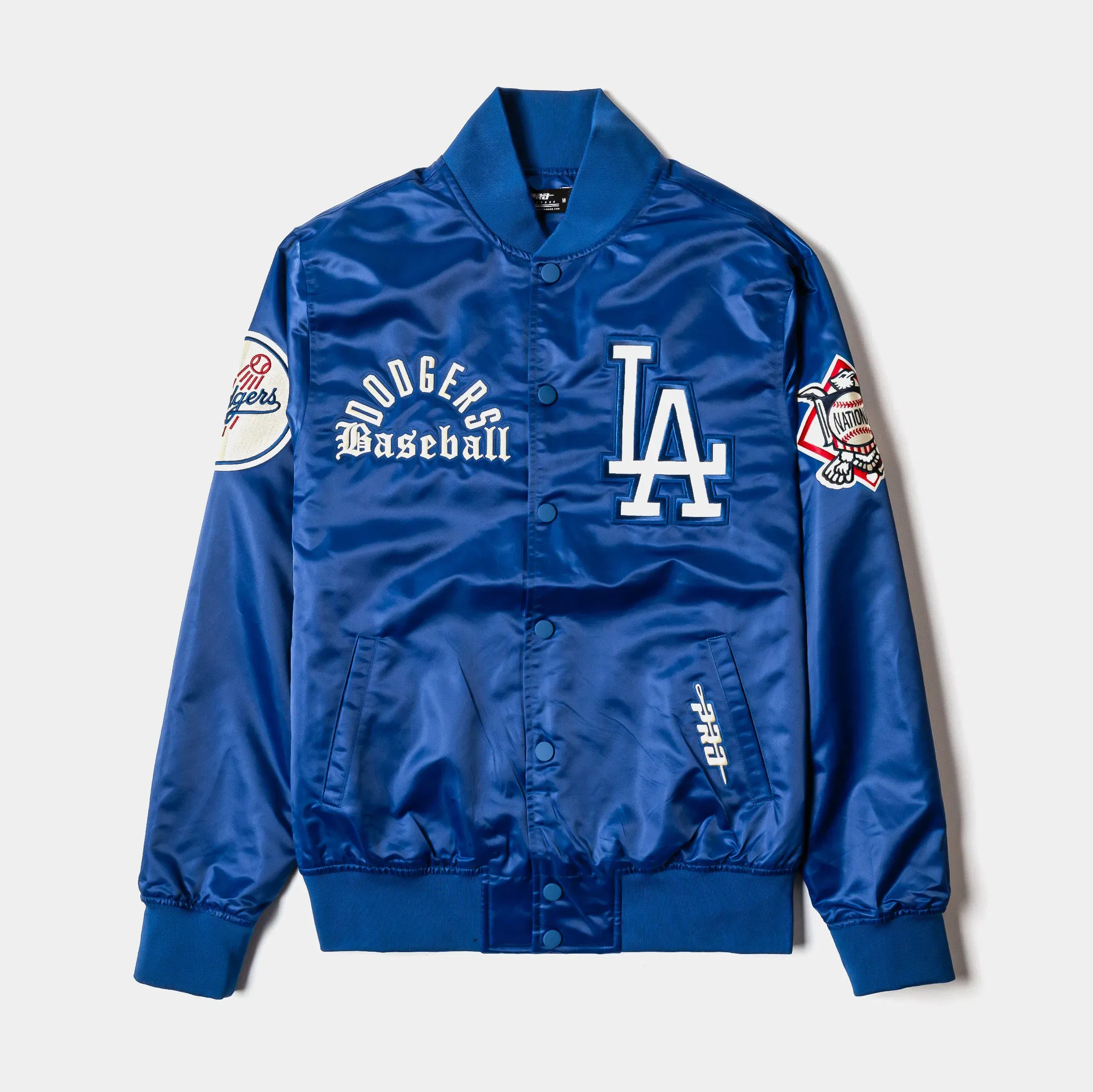 PRO STANDARD Shoe Palace Exclusive Los Angeles Dodgers Original Satin Mens Jacket (Blue/White)
