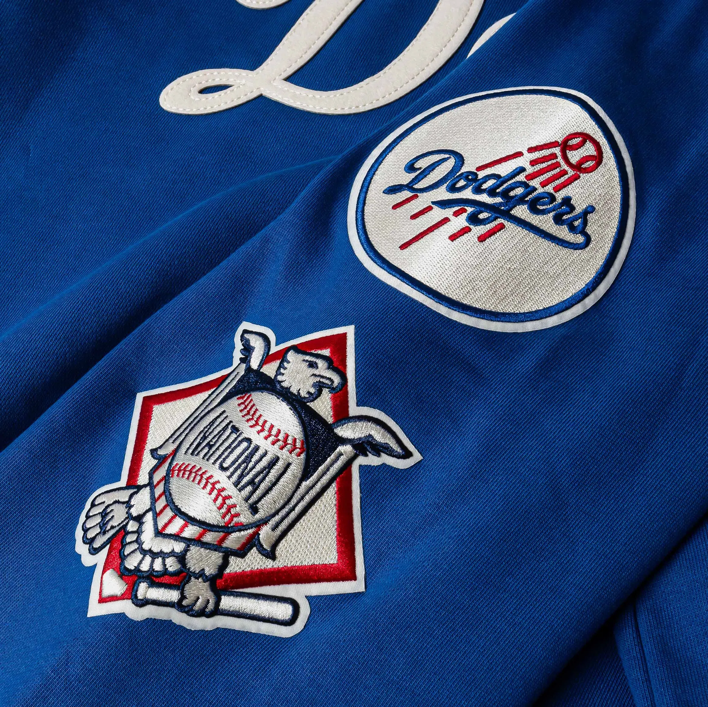 PRO STANDARD Shoe Palace Exclusive Los Angeles Dodgers Originals Pullover Mens Hoodie (Blue/White)