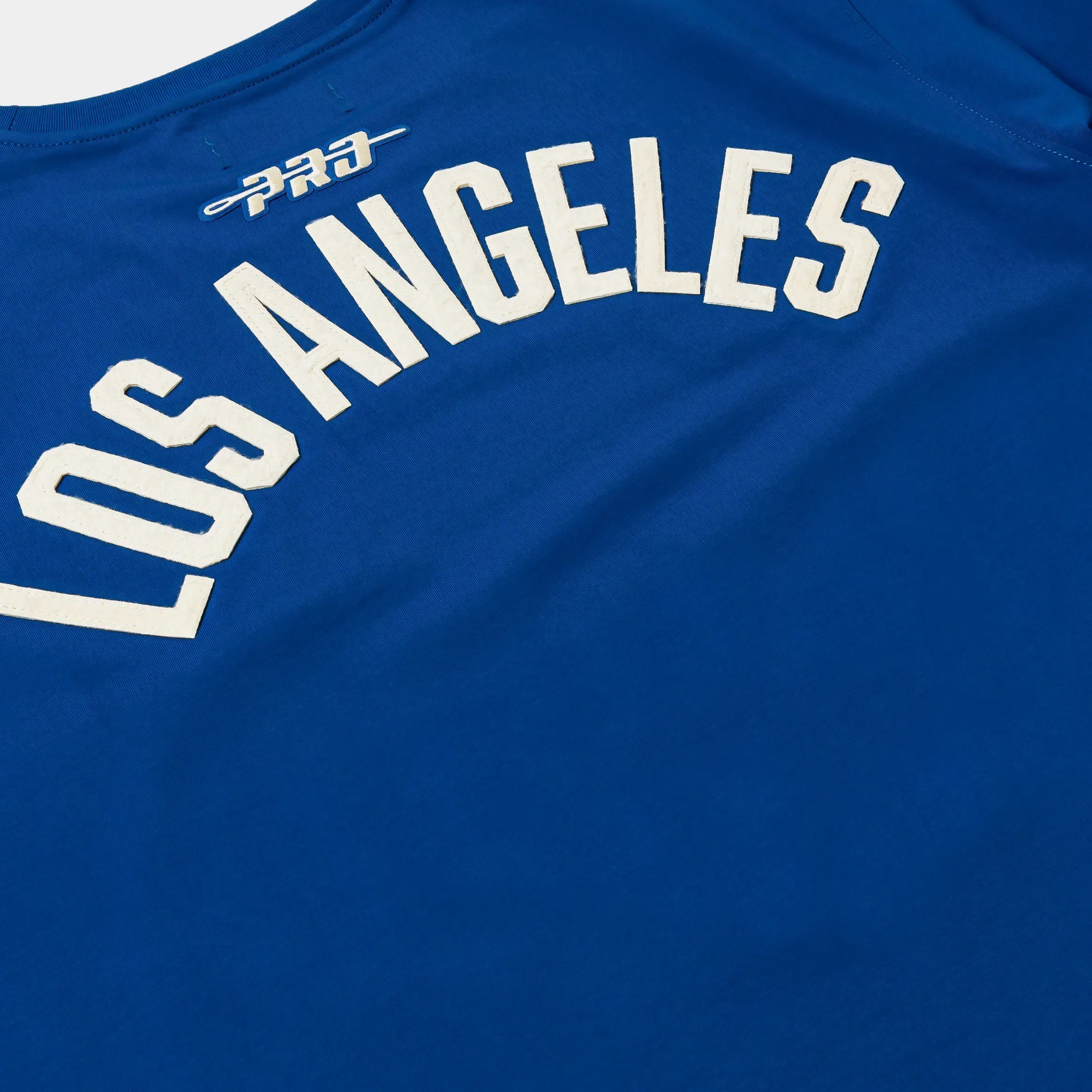PRO STANDARD Shoe Palace Exclusive Los Angeles Dodgers Modern Originals Mens Short Sleeve Shirt (Blue)