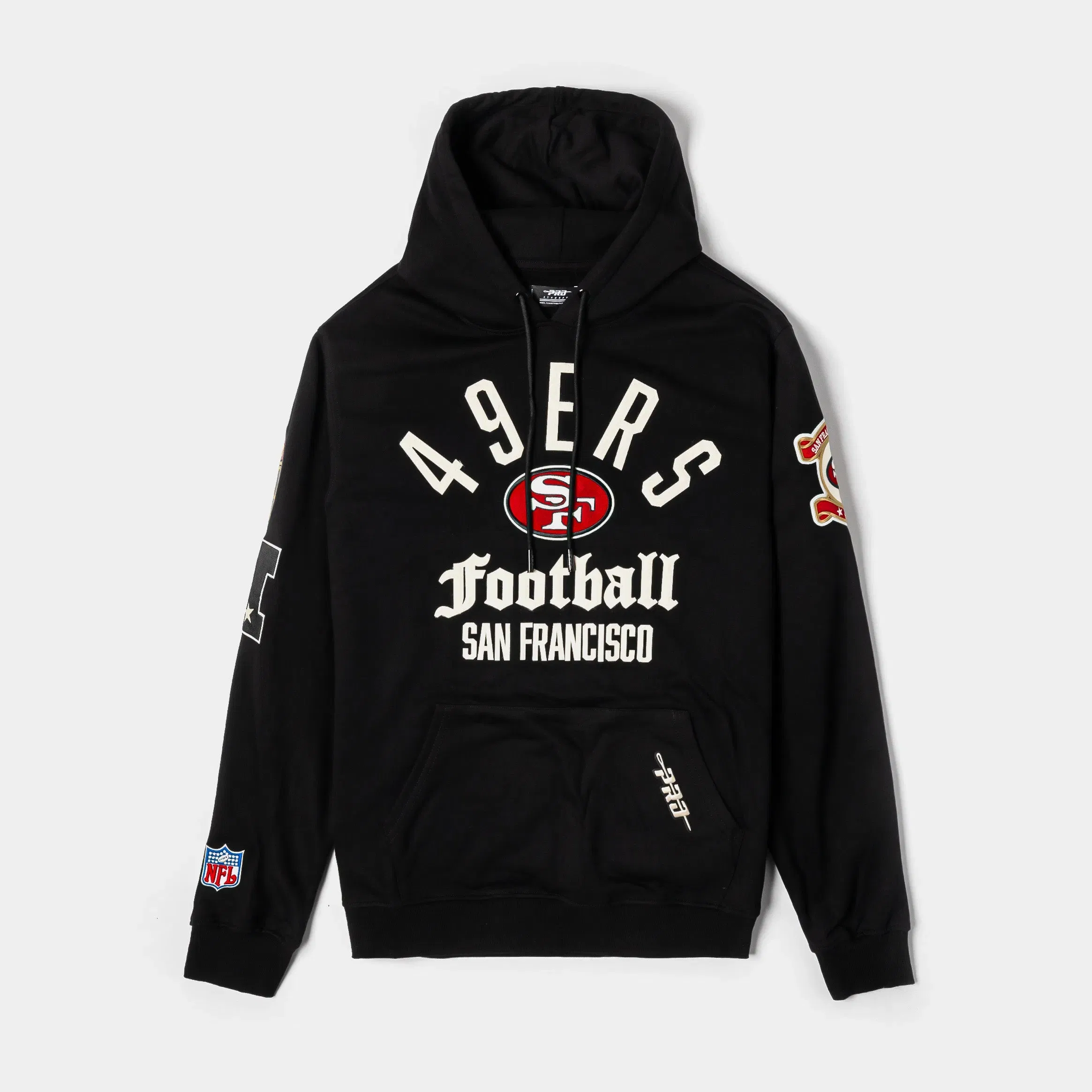 PRO STANDARD San Francisco 49ers Original Fleece Pullover Mens Hoodie (Black/White)