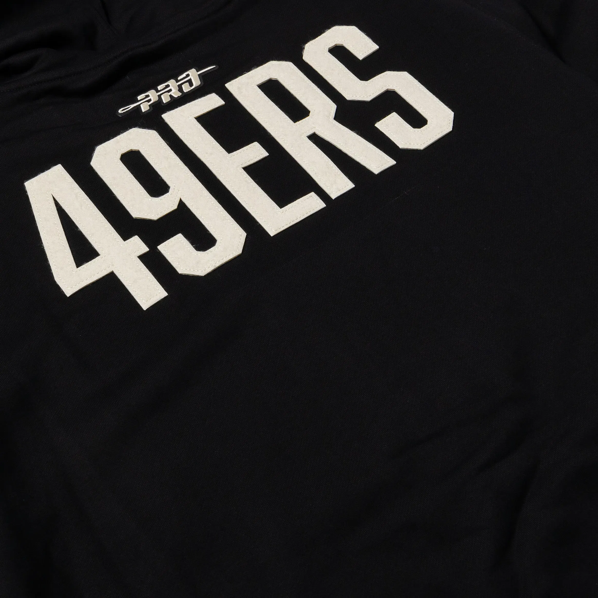 PRO STANDARD San Francisco 49ers Original Fleece Pullover Mens Hoodie (Black/White)