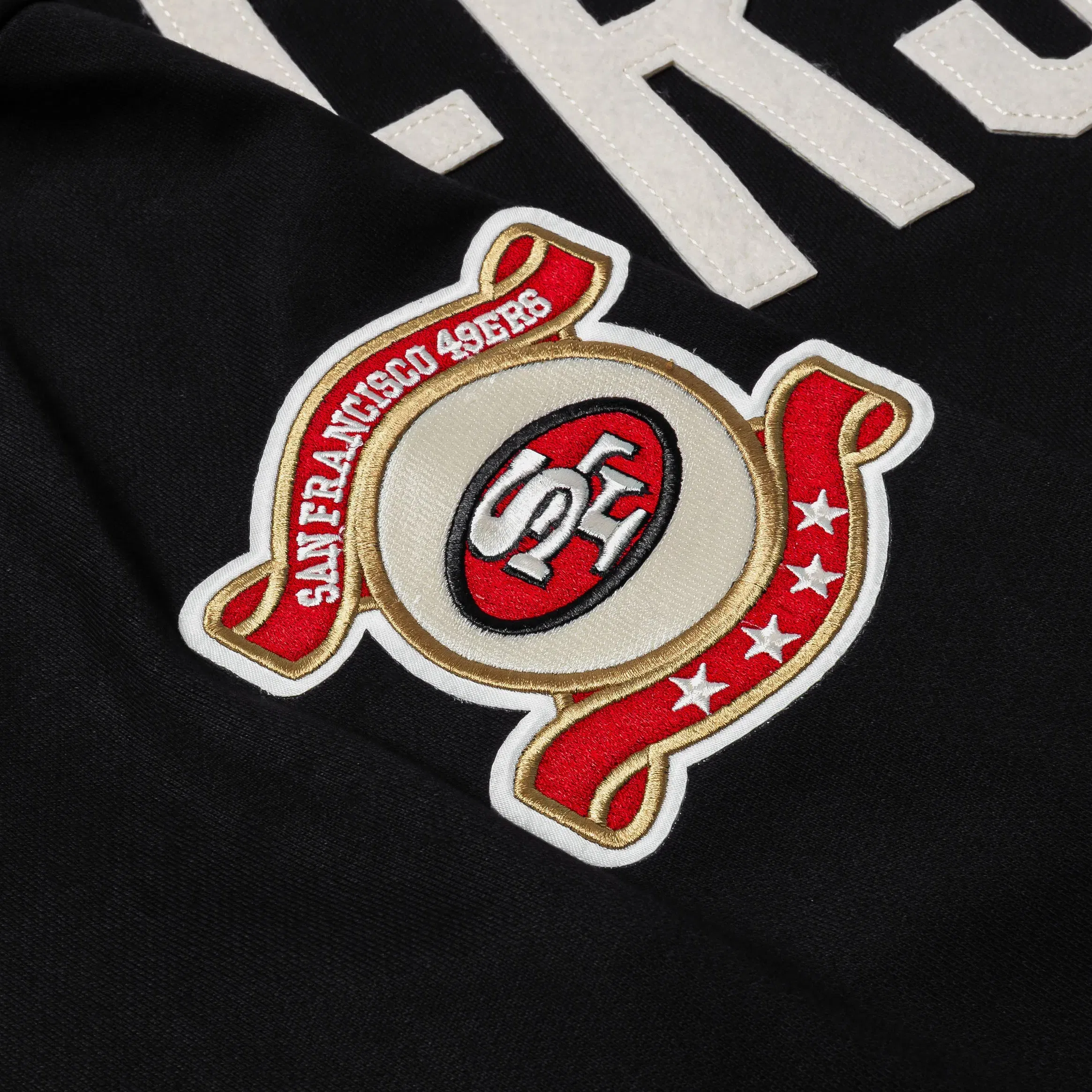 PRO STANDARD San Francisco 49ers Original Fleece Pullover Mens Hoodie (Black/White)