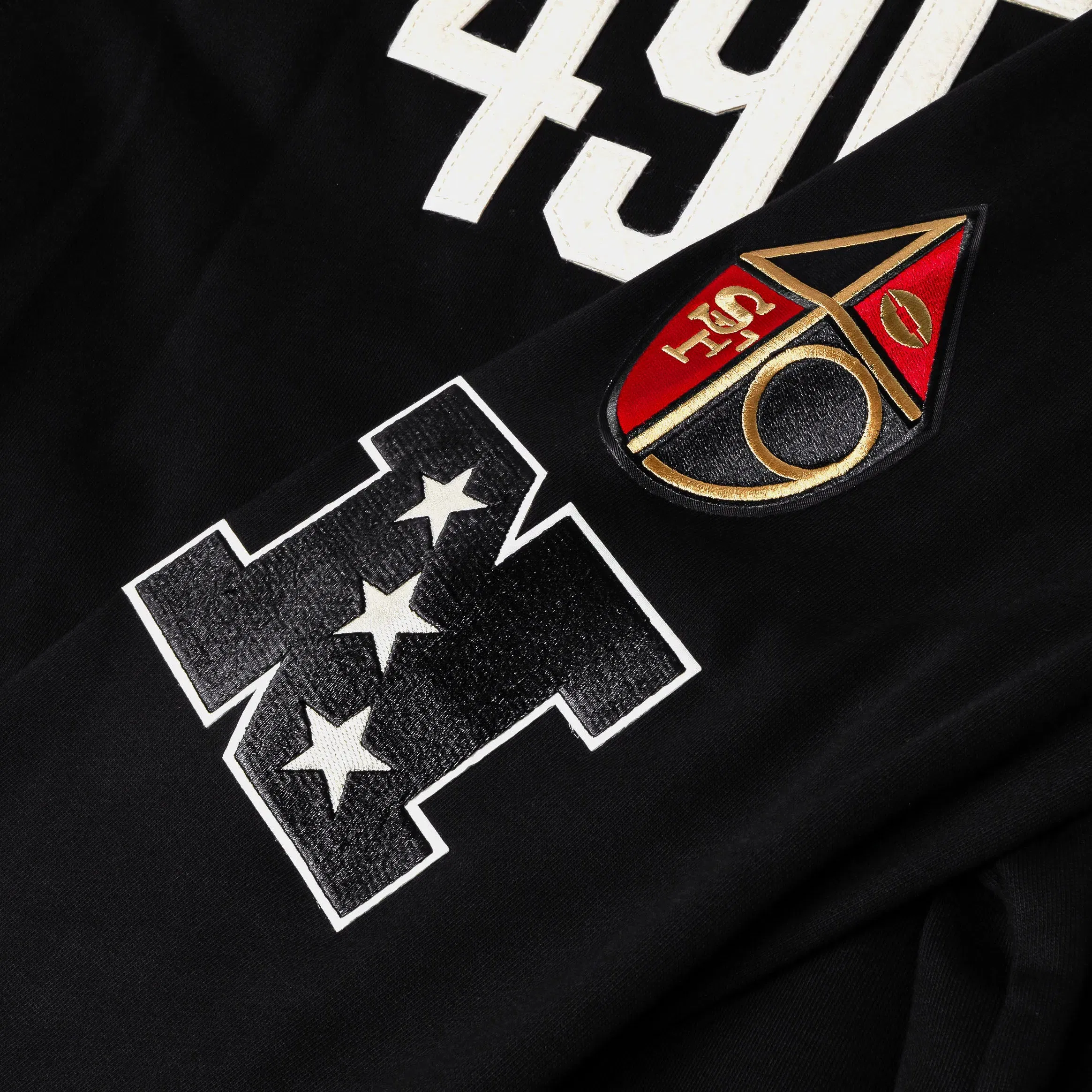 PRO STANDARD San Francisco 49ers Original Fleece Pullover Mens Hoodie (Black/White)