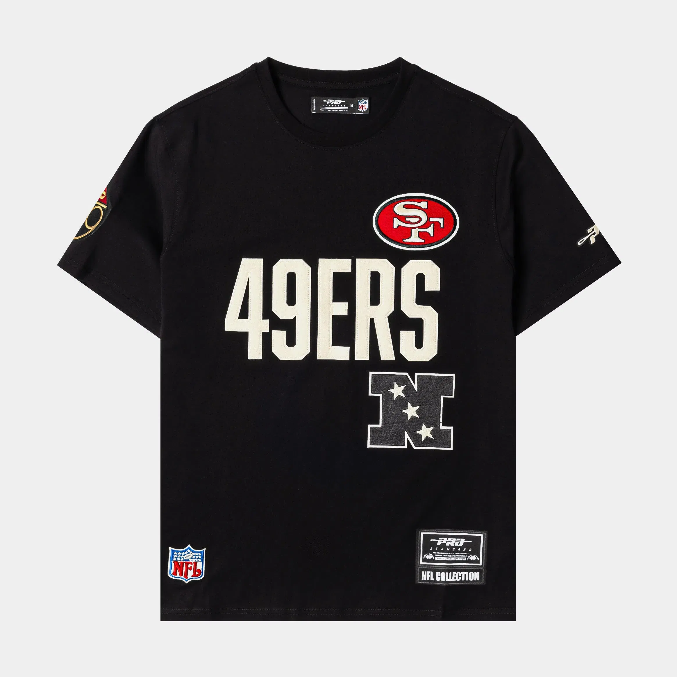PRO STANDARD San Francisco 49ers Original Mens Short Sleeve Shirt (Black/White)