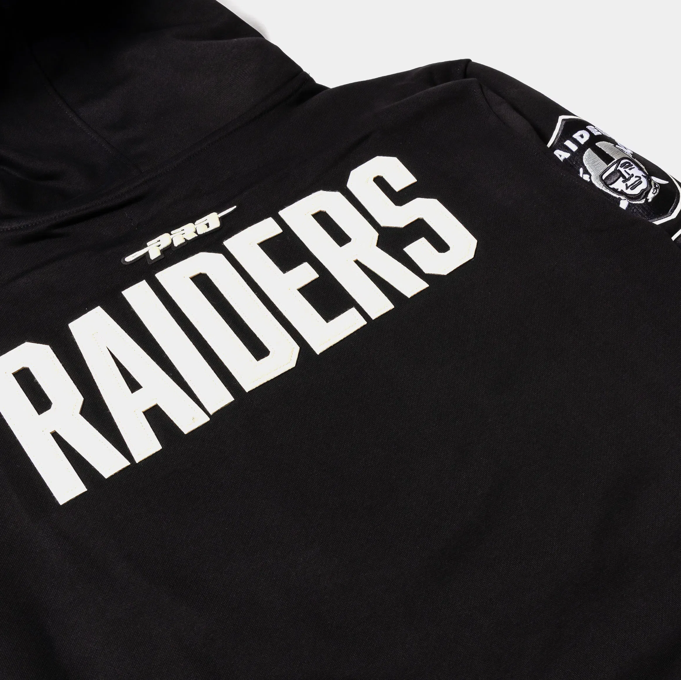 PRO STANDARD Las Vegas Raiders Original Fleece Pullover Mens Hoodie (Black/White)
