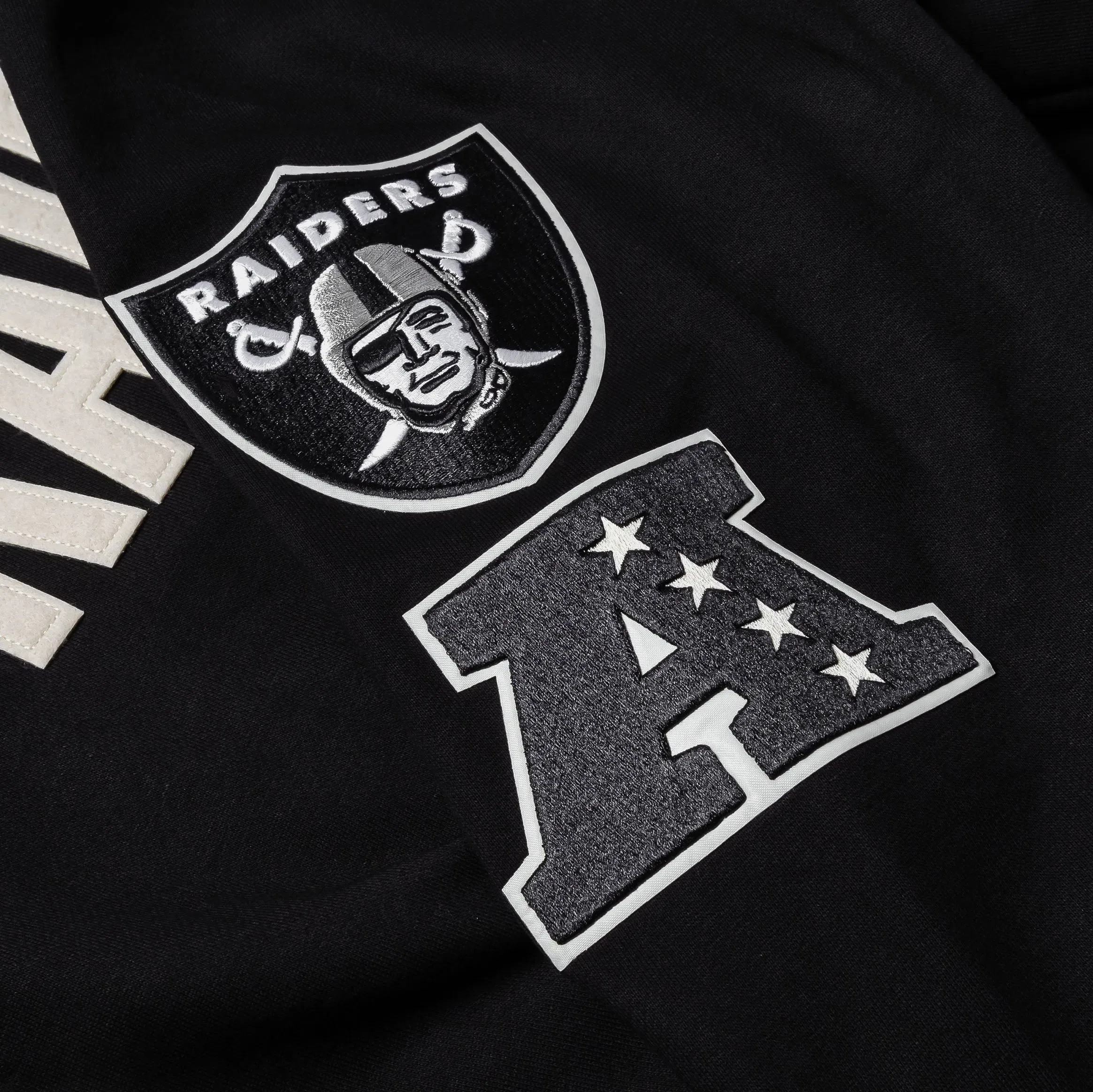 PRO STANDARD Las Vegas Raiders Original Fleece Pullover Mens Hoodie (Black/White)