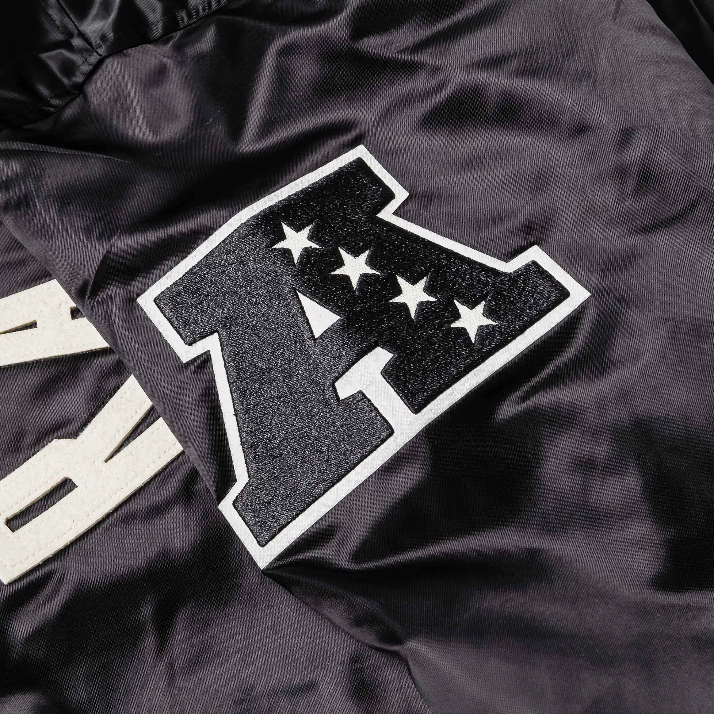 PRO STANDARD Las Vegas Raiders Original Satin Mens Jacket (Black/White)