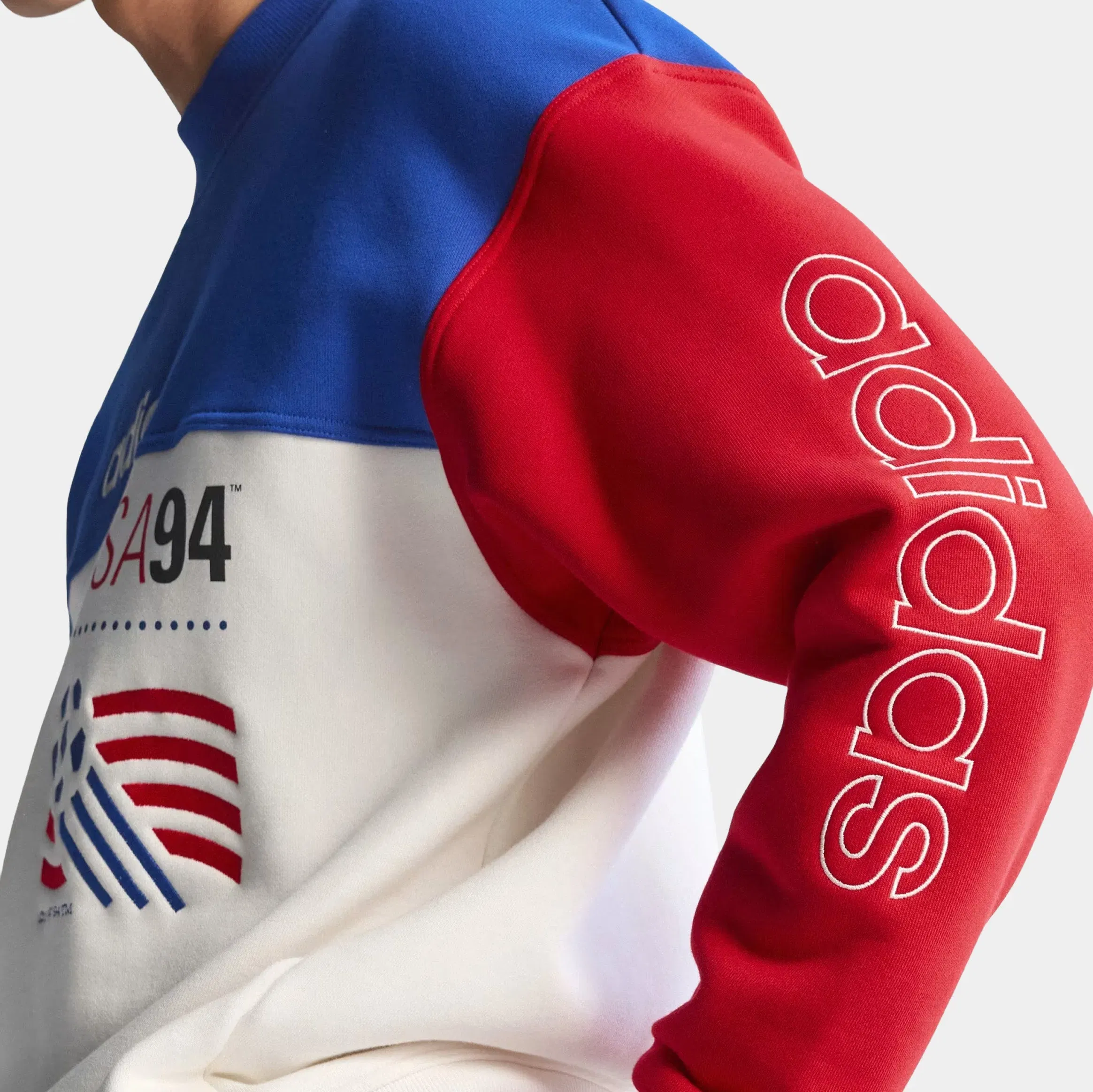 adidas USA 94 Graphic Crew Mens Sweatshirt (Royal Blue/Cloud White)