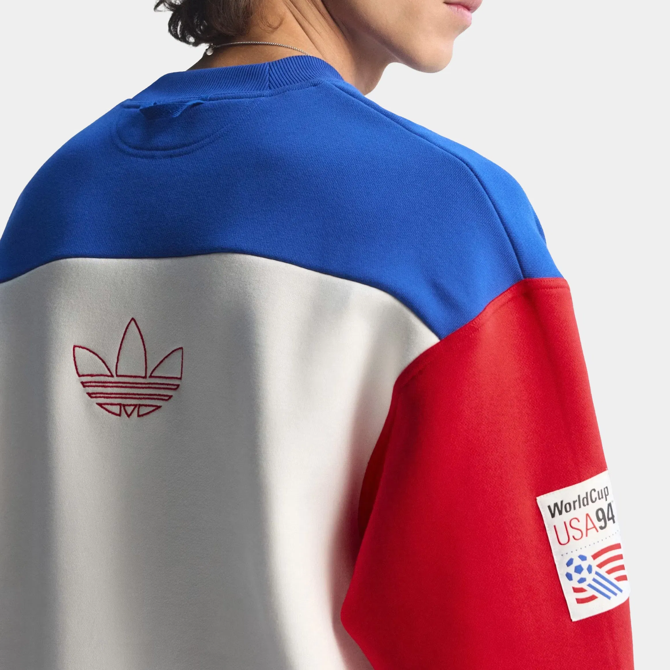 adidas USA 94 Graphic Crew Mens Sweatshirt (Royal Blue/Cloud White)