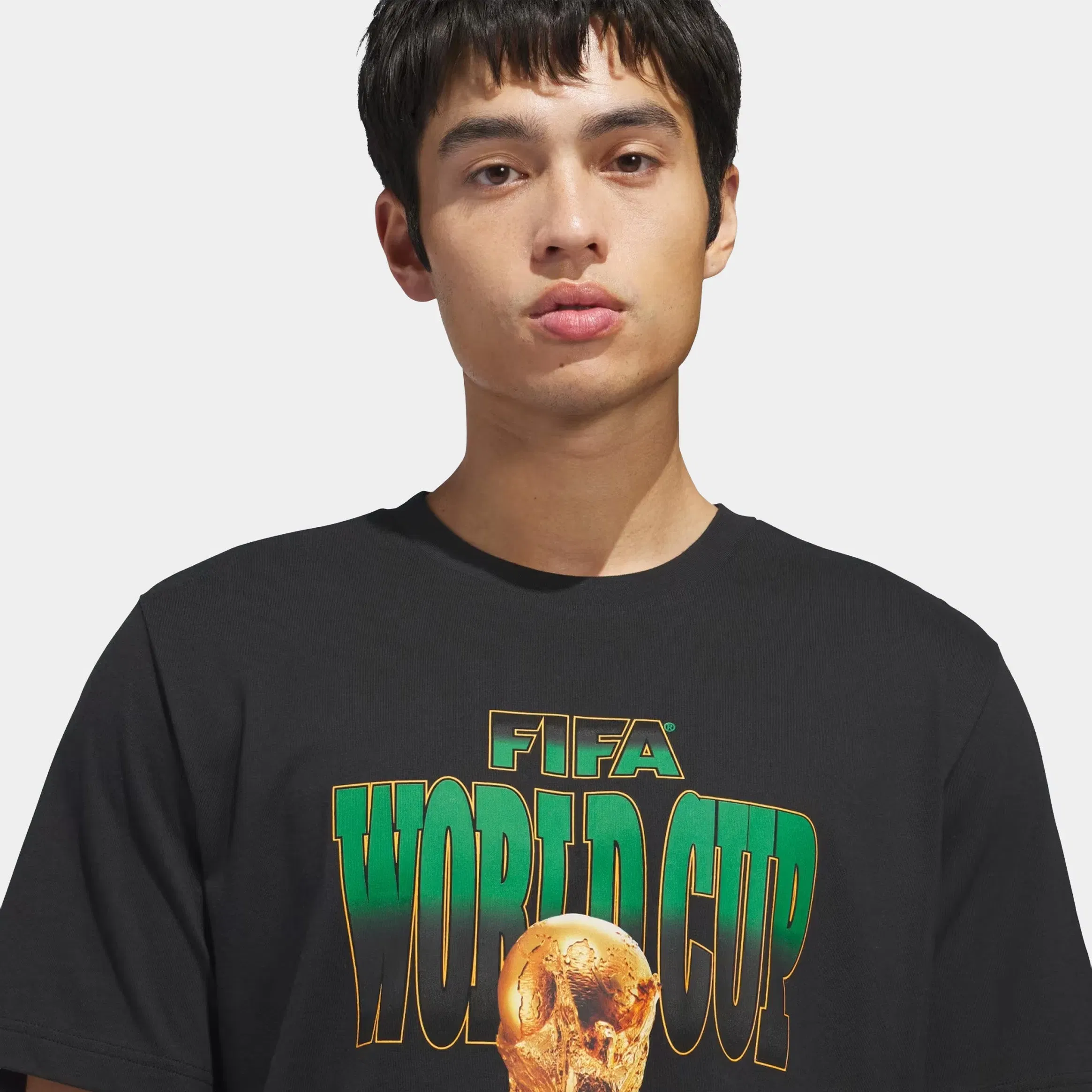 adidas FIFA World Cup '26 Tour Graphic Mens Short Sleeve Shirt (Black)