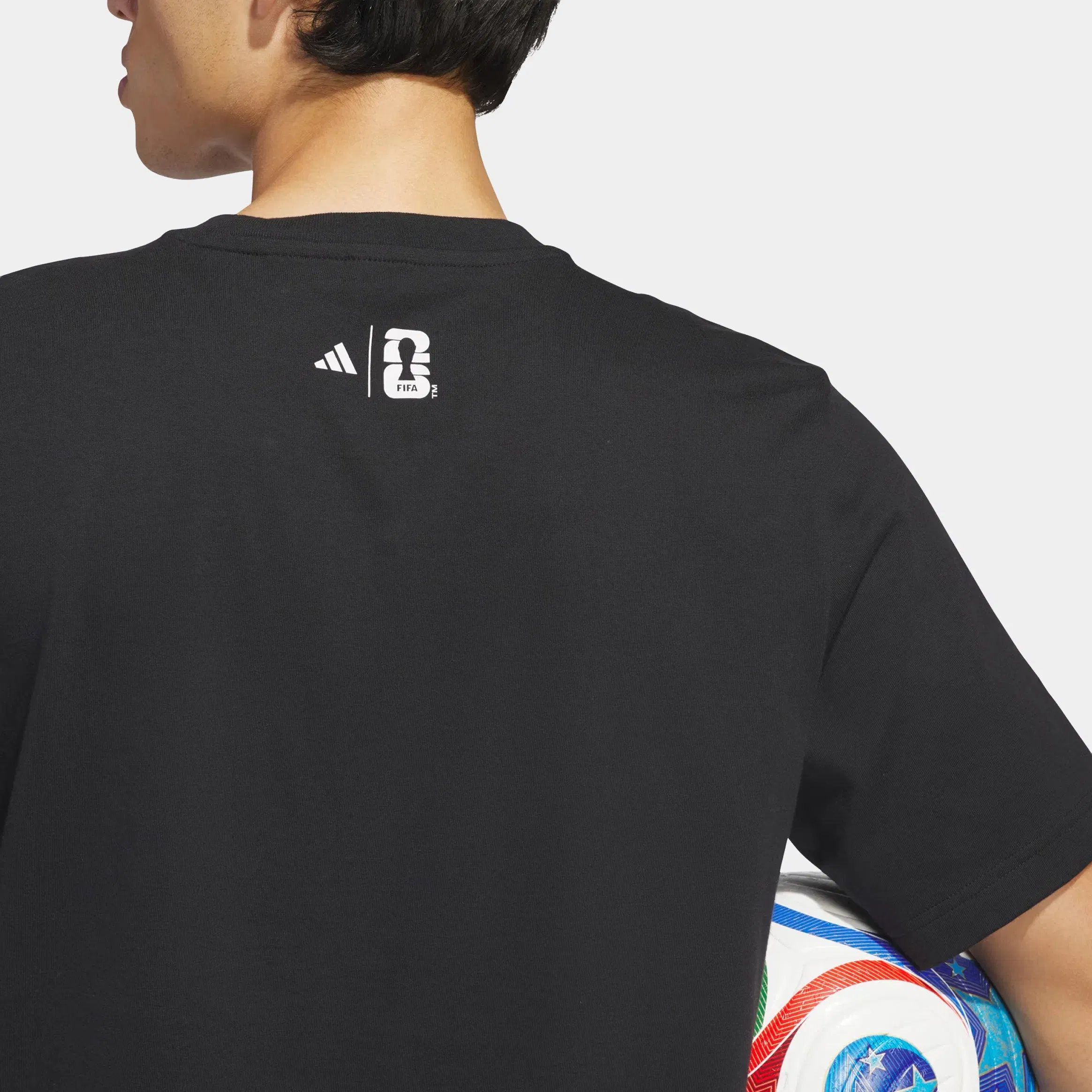 adidas FIFA World Cup '26 Tour Graphic Mens Short Sleeve Shirt (Black)