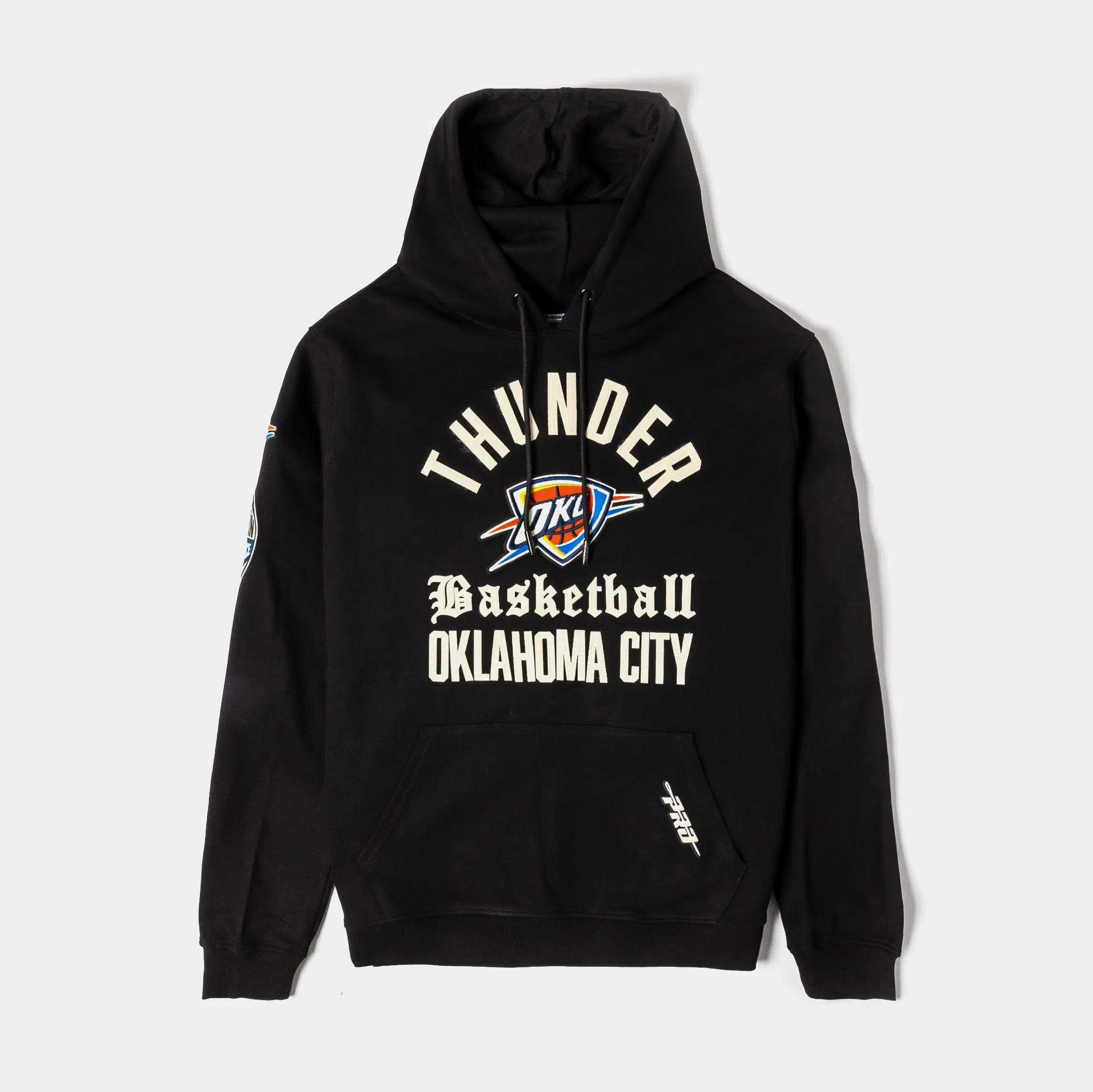 PRO STANDARD Oklahoma City Thunder Original Fleece Pullover Mens Hoodie (Black/White)