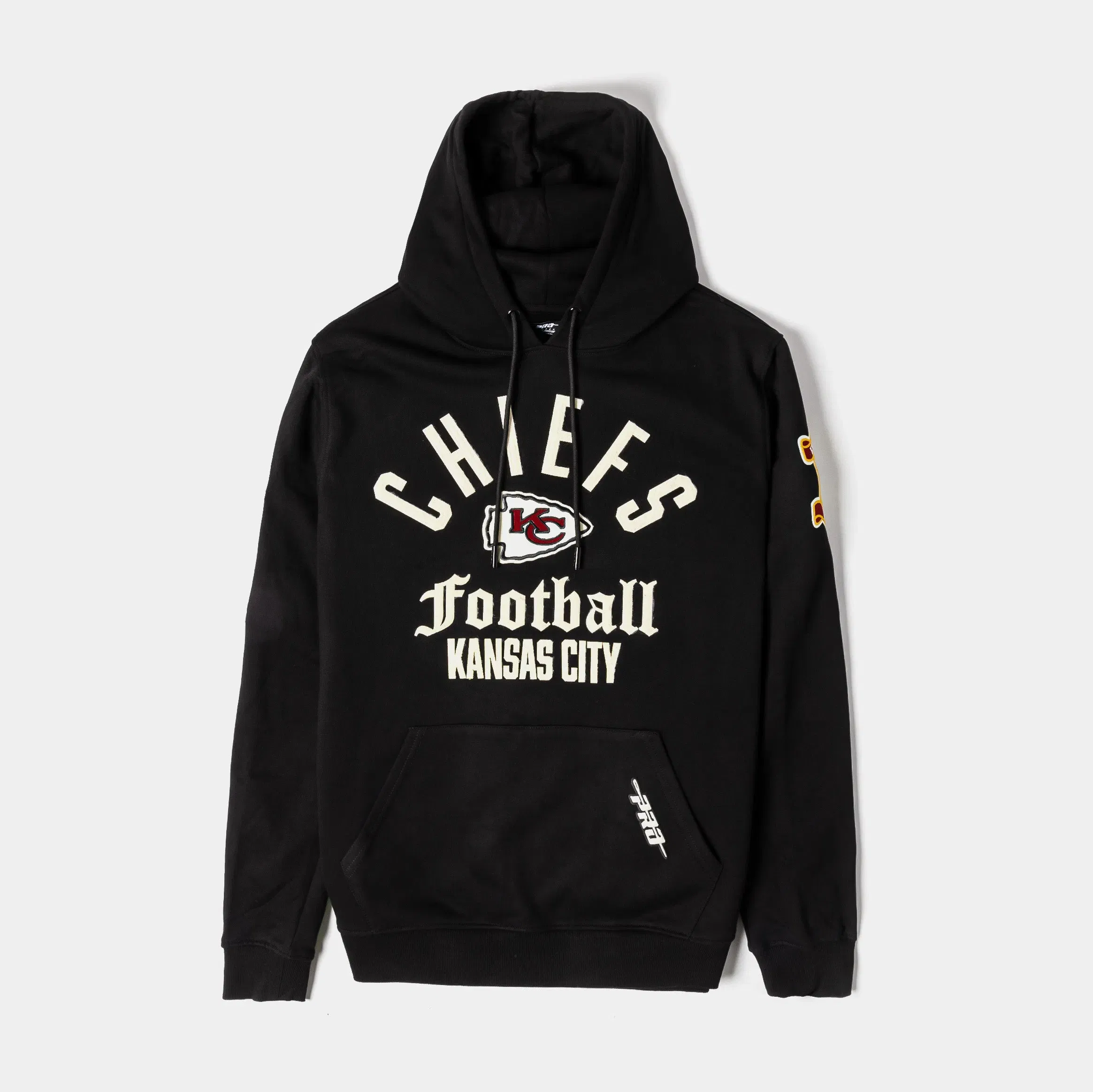 PRO STANDARD Kansas City Chiefs Original Fleece Pullover Mens Hoodie (Black/White)