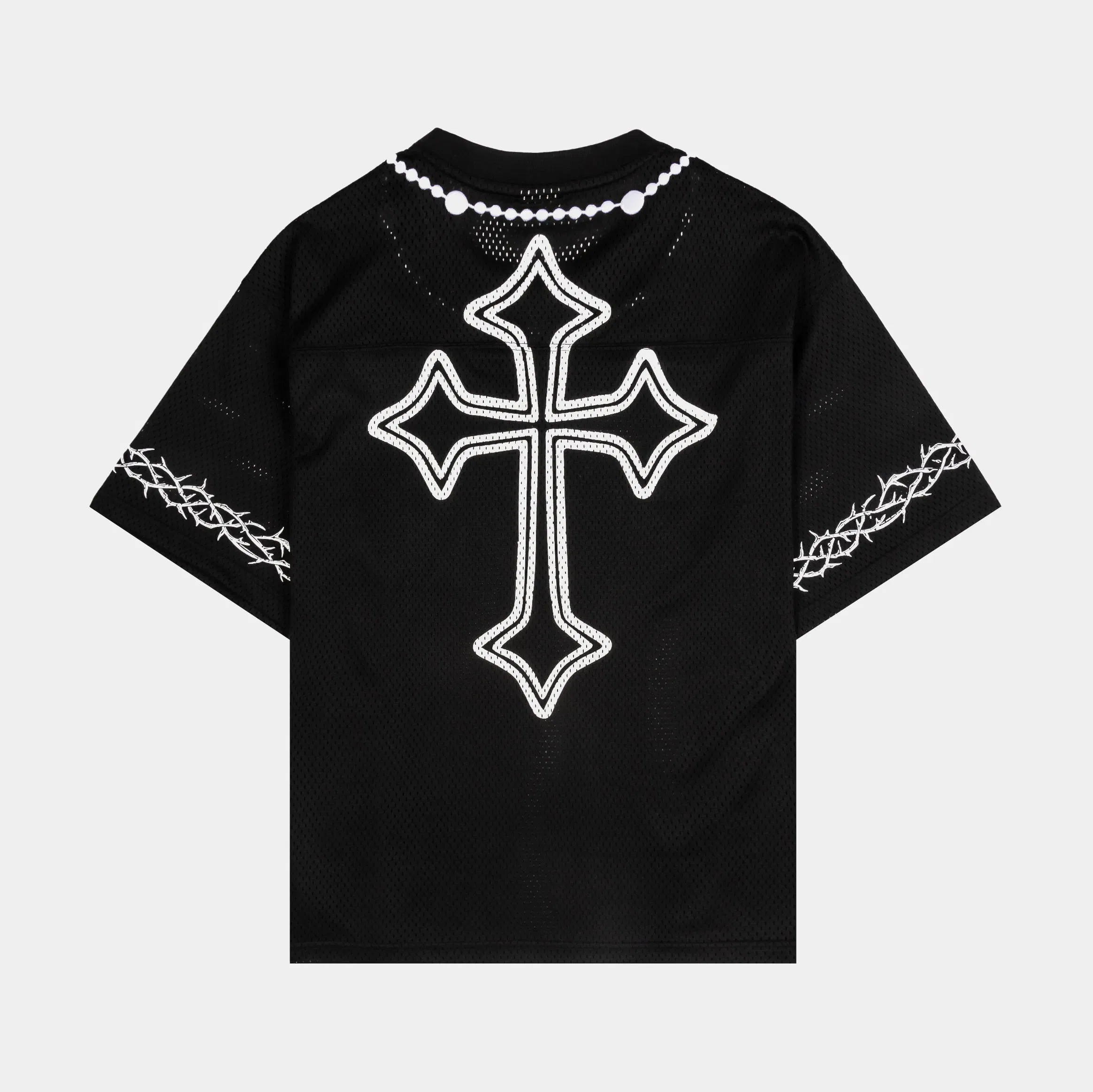 CTHDRL The Savior Football Mens Jersey (Black/White)
