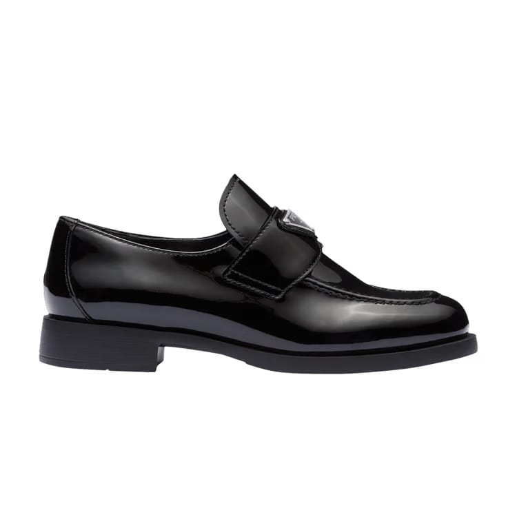 Prada Wmns Patent Leather Loafer 'Black'