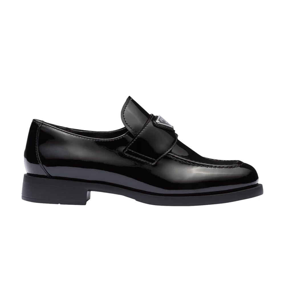 Prada Wmns Patent Leather Loafer 'Black'