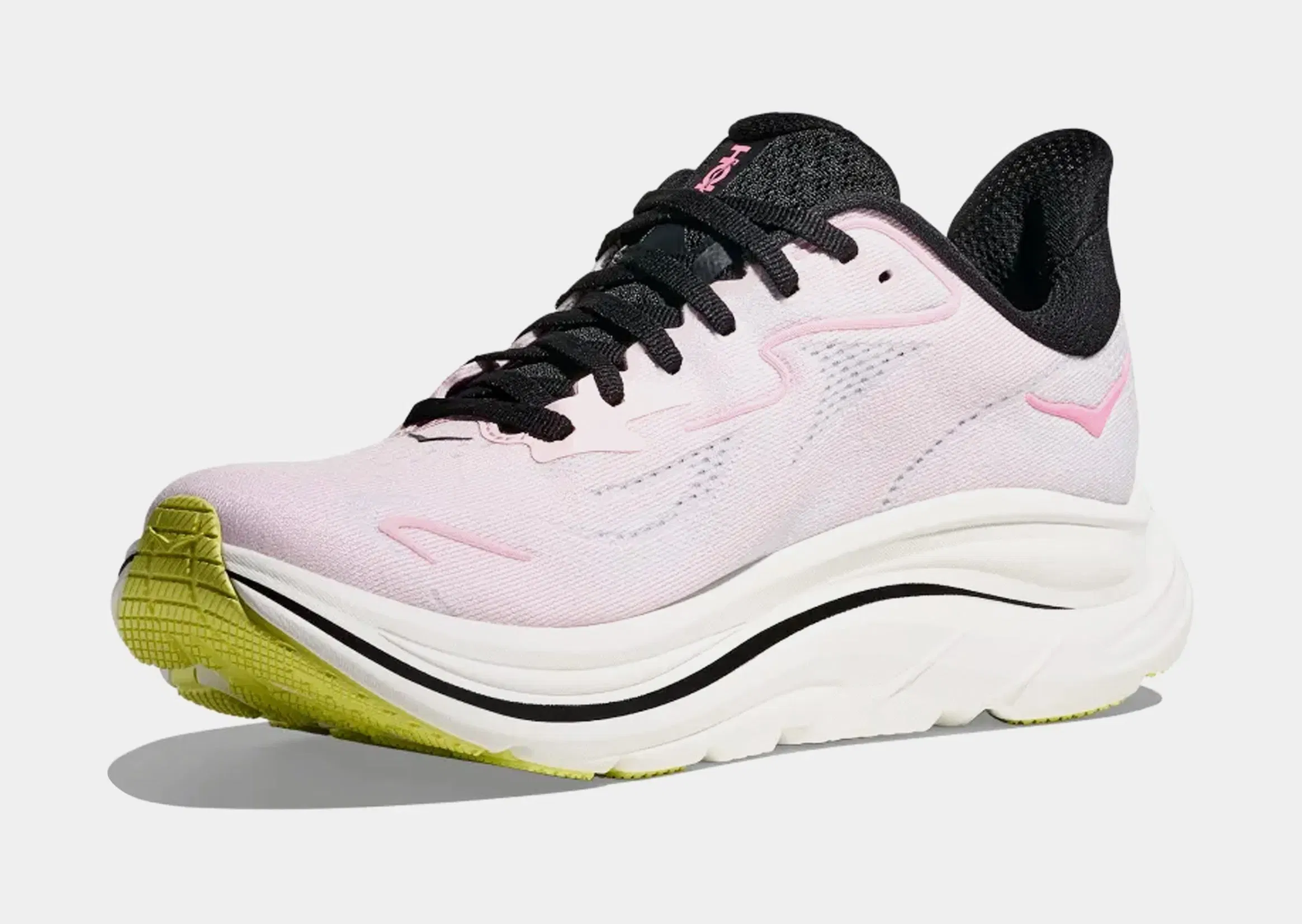 Hoka Clifton 10 Womens Running Shoes (Pink/White)