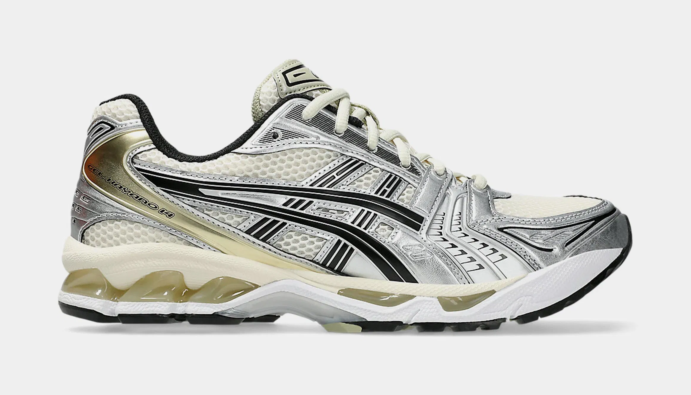 ASICS Gel Kayano 14 Mens Running Shoes (Birch/Pure Silver)