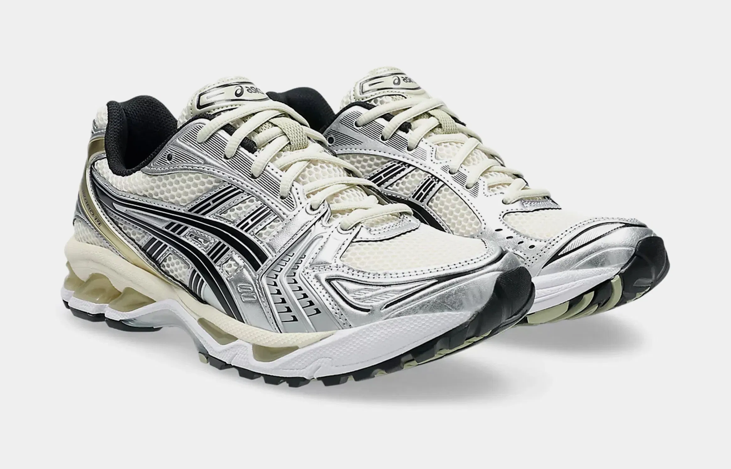 ASICS Gel Kayano 14 Mens Running Shoes (Birch/Pure Silver)