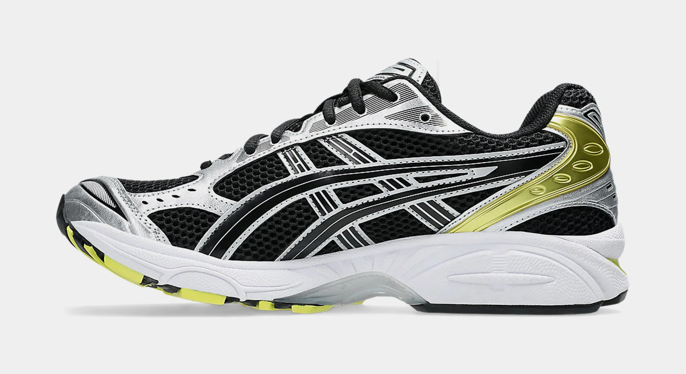 ASICS Gel Kayano 14 Mens Running Shoes (Black/Lemon Spark)
