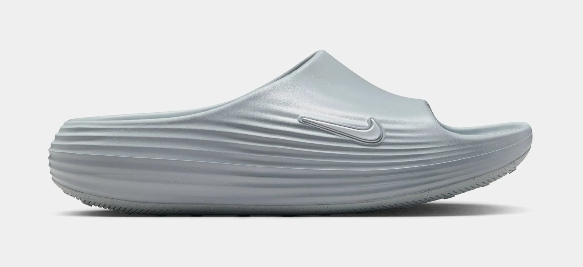 Nike ReactX Rejuven8 Slide Mens Sandal (Wolf Grey/Wolf Grey/Wolf Grey)
