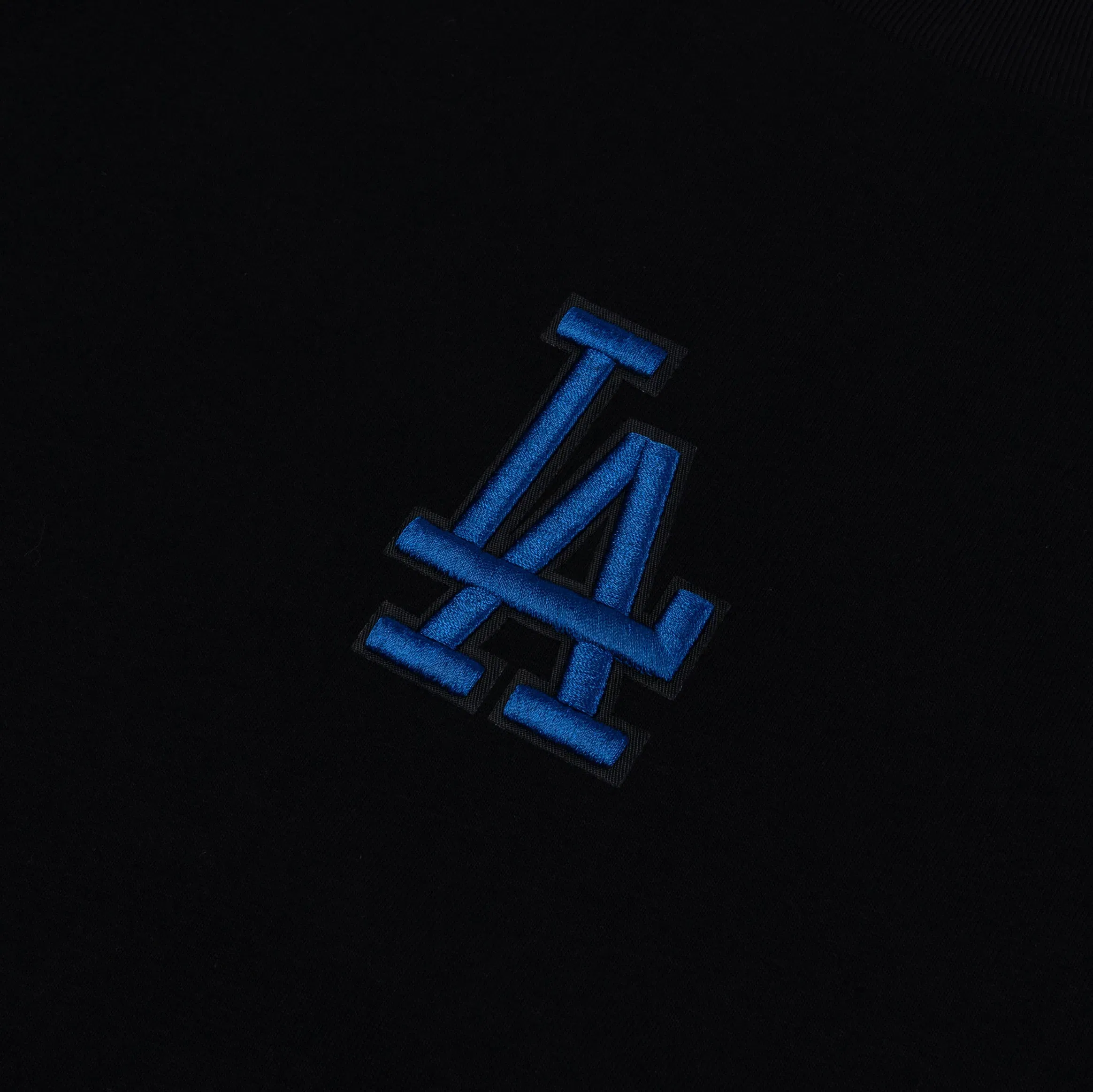 PRO STANDARD Classic Drop Shoulder Los Angeles Icon Mens Short Sleeve Shirt (Black/Blue)