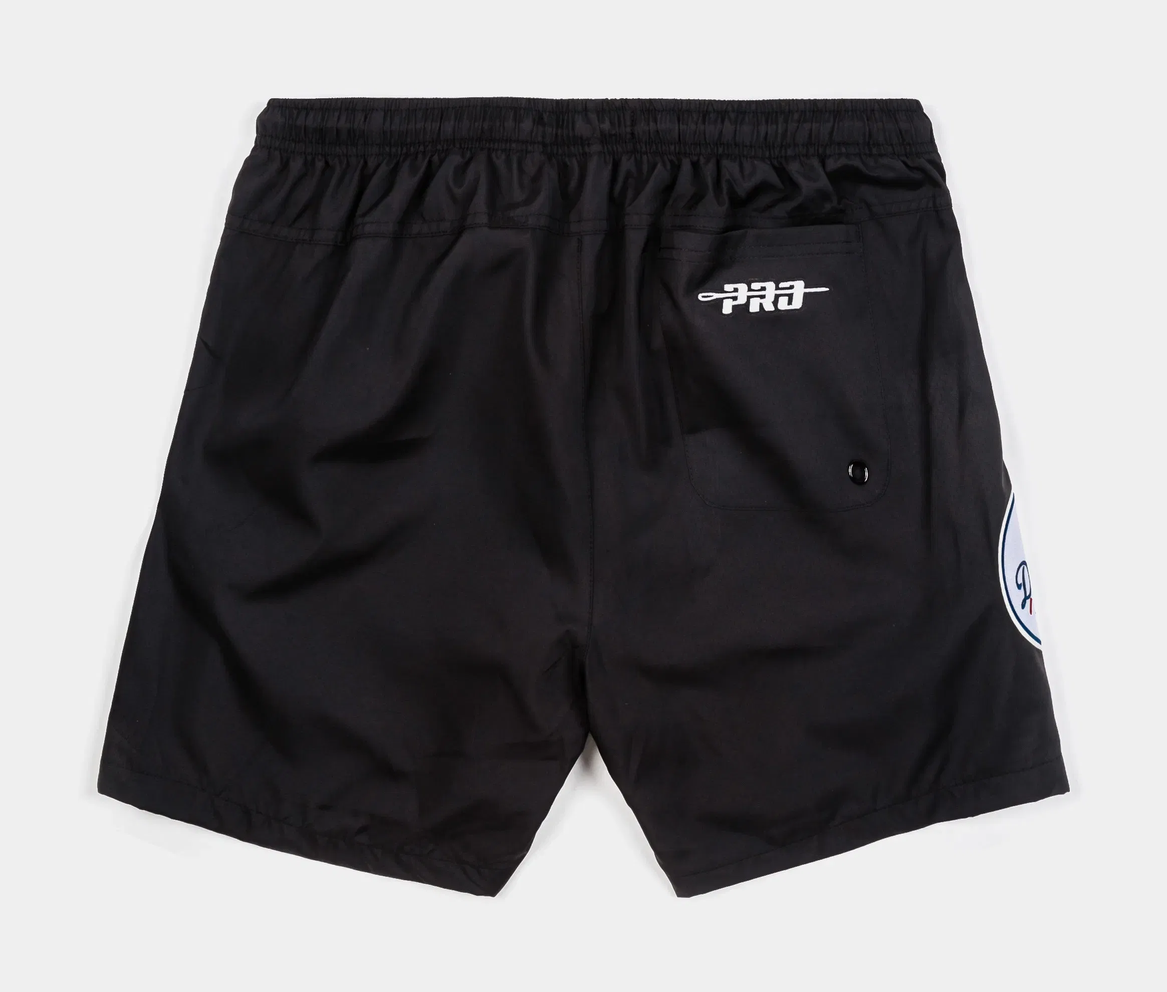 PRO STANDARD Los Angeles Dodgers Team Badge Woven Mens Shorts (Black/Blue)