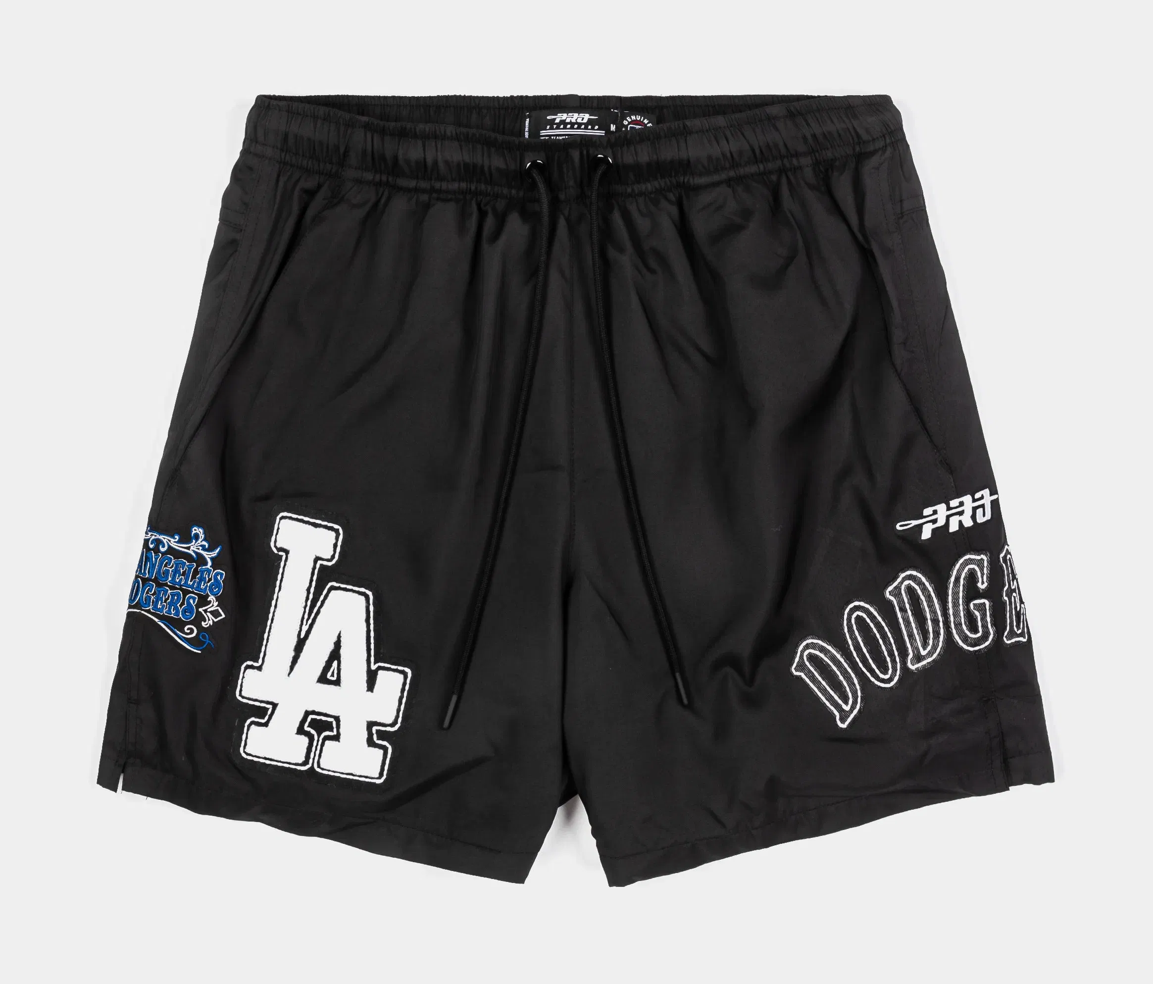 PRO STANDARD Los Angeles Dodgers Rebel Athletics Fleece Mens Shorts (Black/Blue)