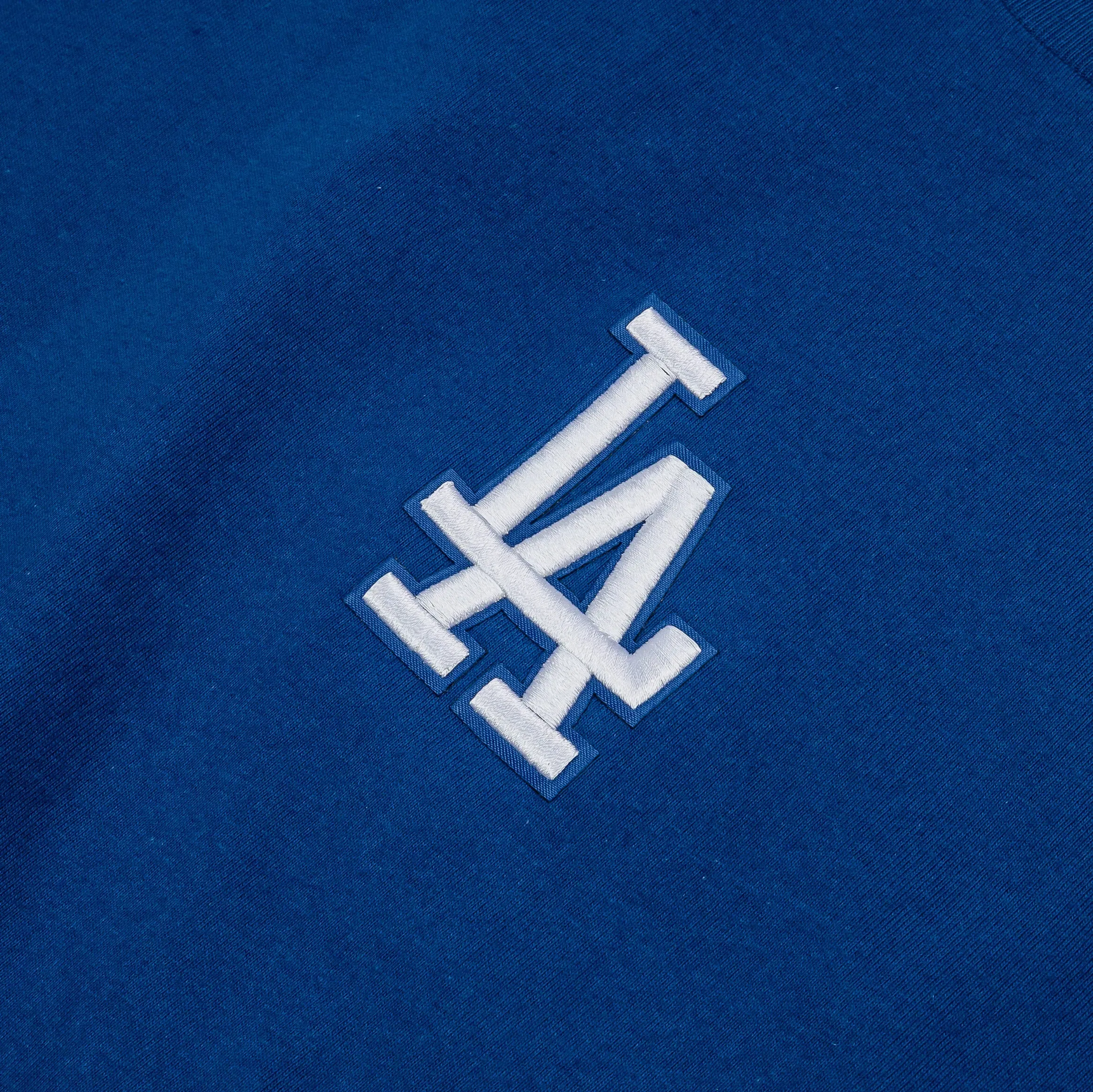 PRO STANDARD Los Angeles Dodgers Classic Drop Shoulder Mens Short Sleeve Shirt (Blue/White)