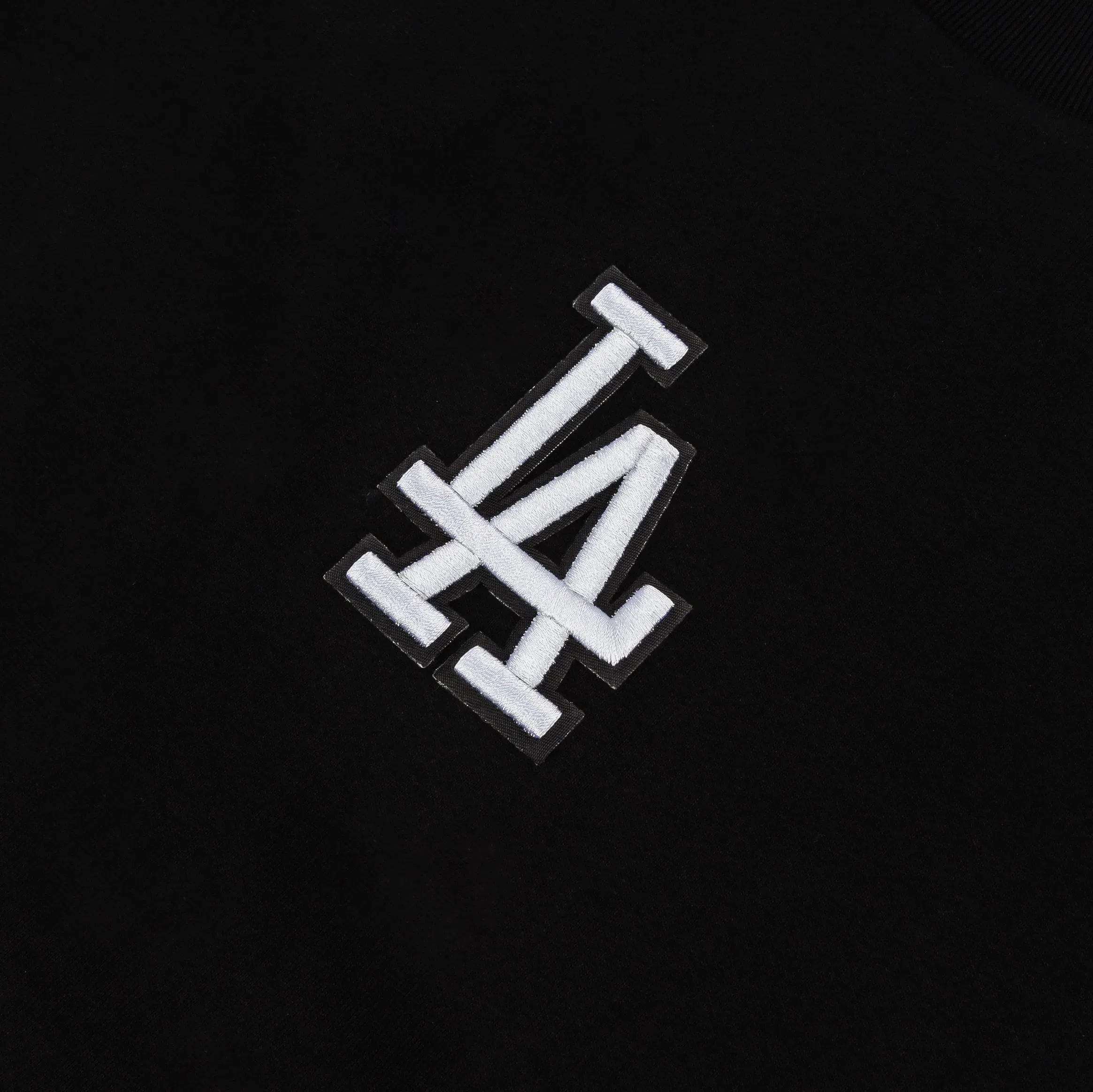 PRO STANDARD Los Angeles Dodgers Classic Drop Shoulder Mens Short Sleeve Shirt (Black/White)