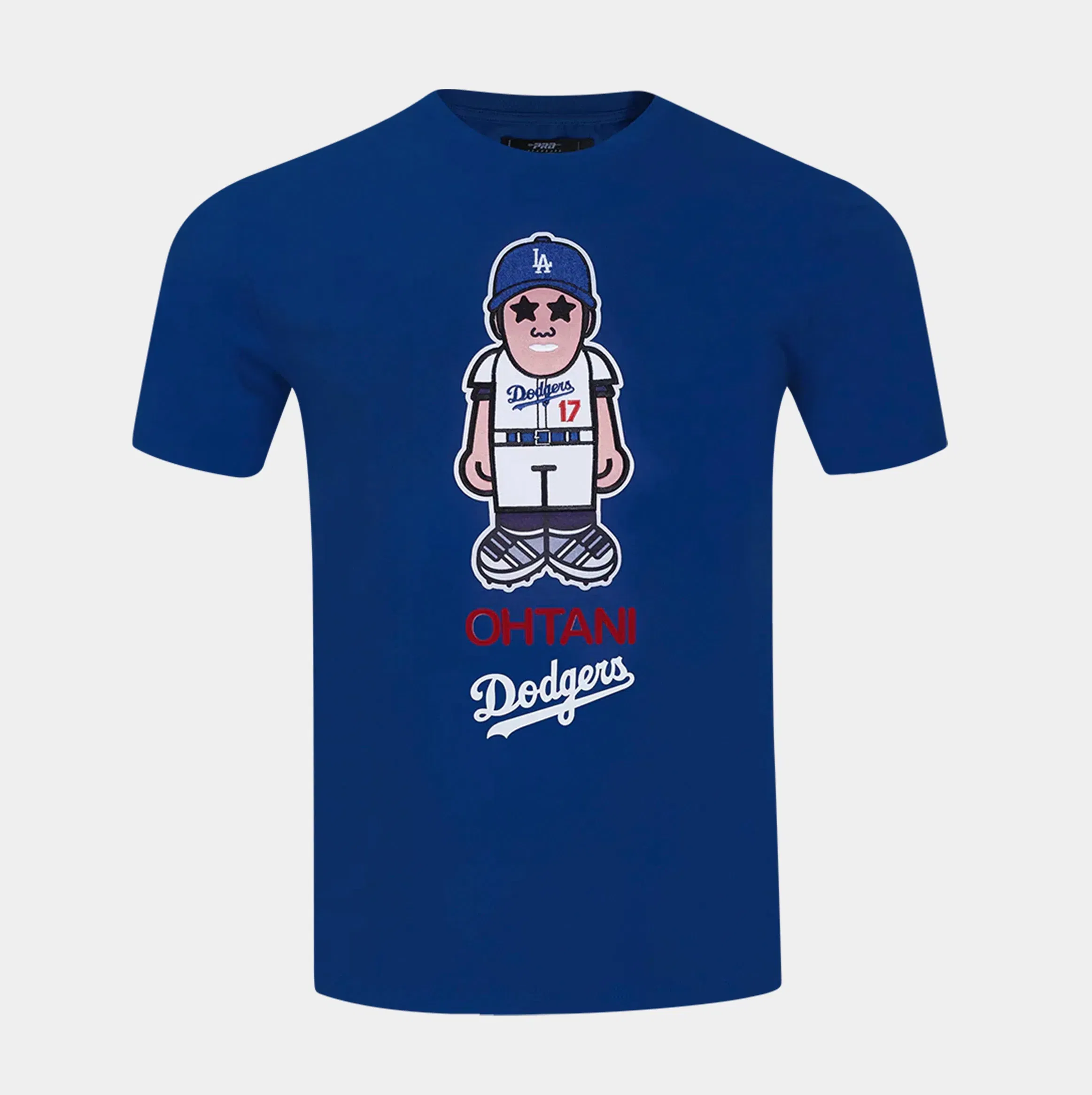 PRO STANDARD Los Angeles Dodgers Shohei Ohtani #17 Mens Short Sleeve Shirt (Blue/White)