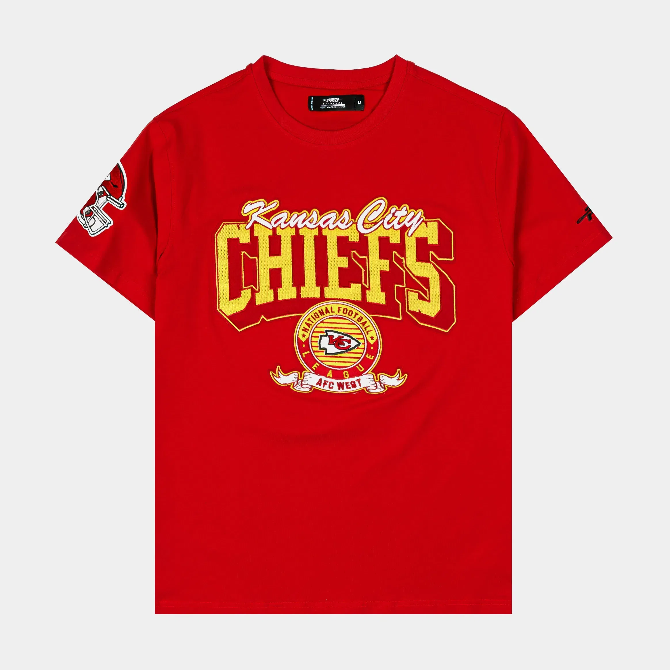PRO STANDARD Kansas City Chief Mens Short Sleeve Shirt (Red/Yellow)