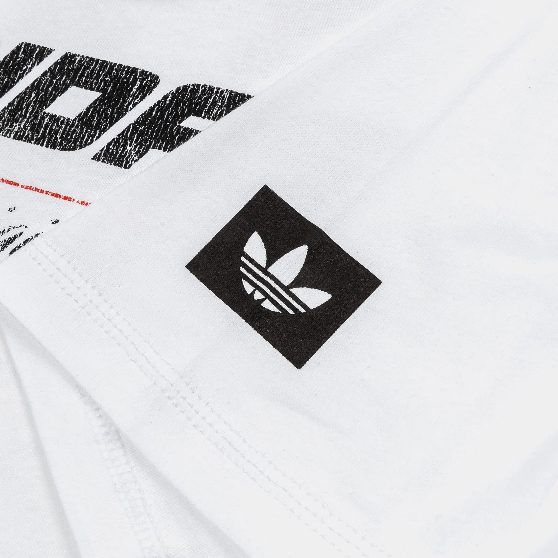 adidas Originals OG World Mens Short Sleeve Shirt (White/Black)