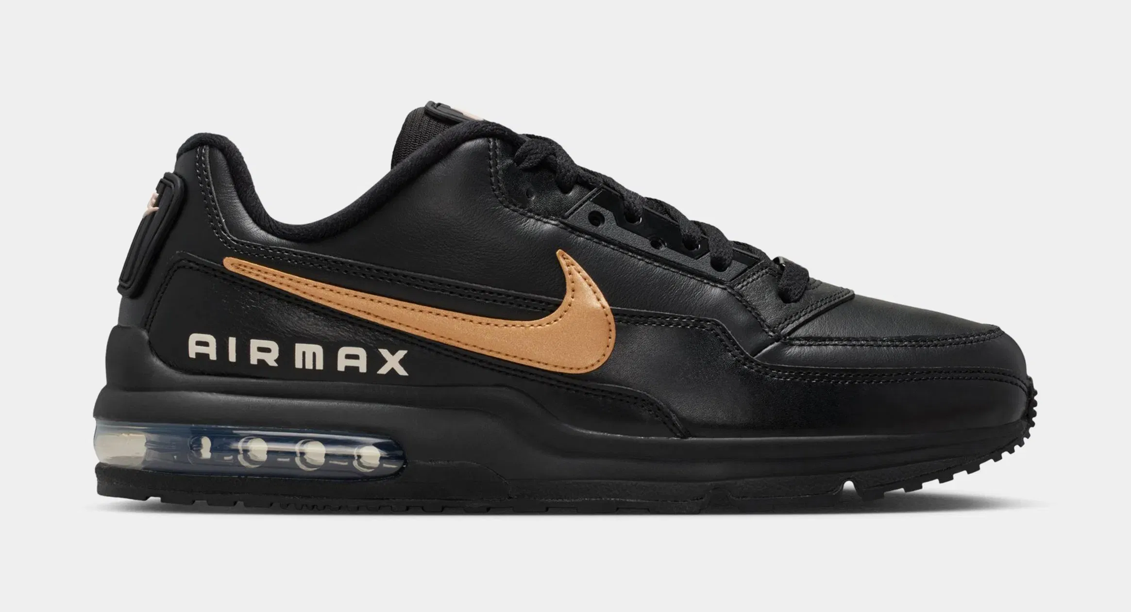 Nike Air Max LTD 3 Premium Mens Running Shoes (Black/Metallic Gold/Phantom)