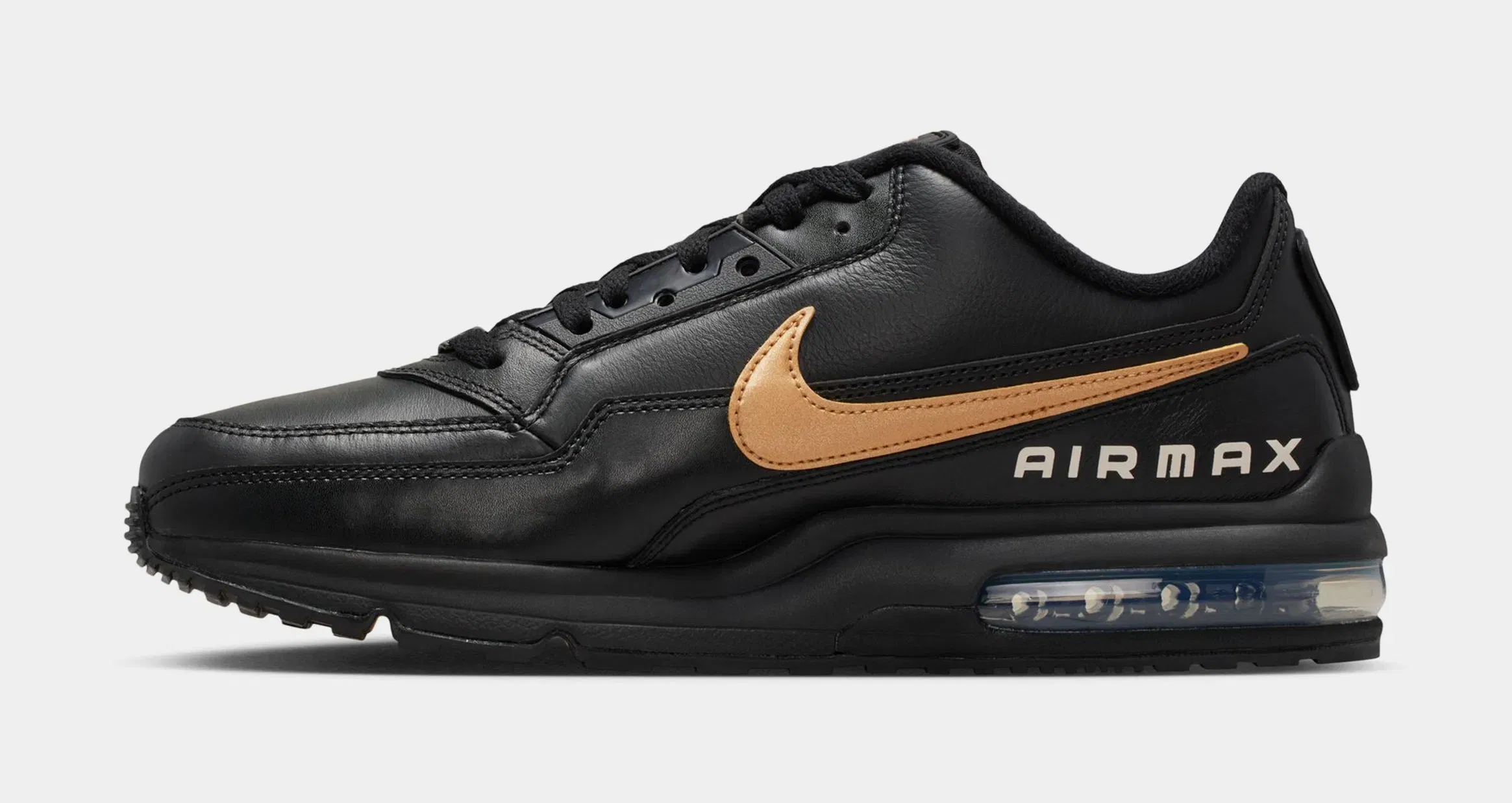 Nike Air Max LTD 3 Premium Mens Running Shoes (Black/Metallic Gold/Phantom)