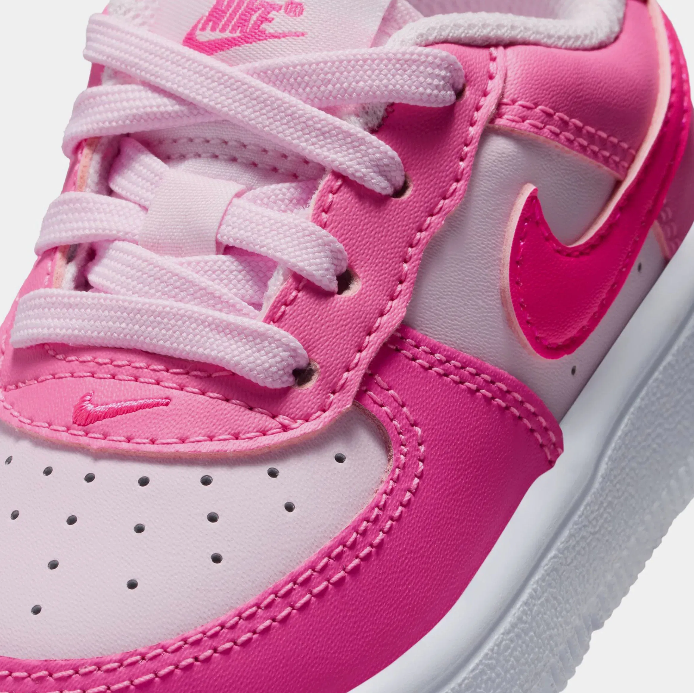 Nike Air Force 1 Low Infant Toddler Lifestyle Shoes (Pinksicle/Hyper Pink/Pink Foam/White)