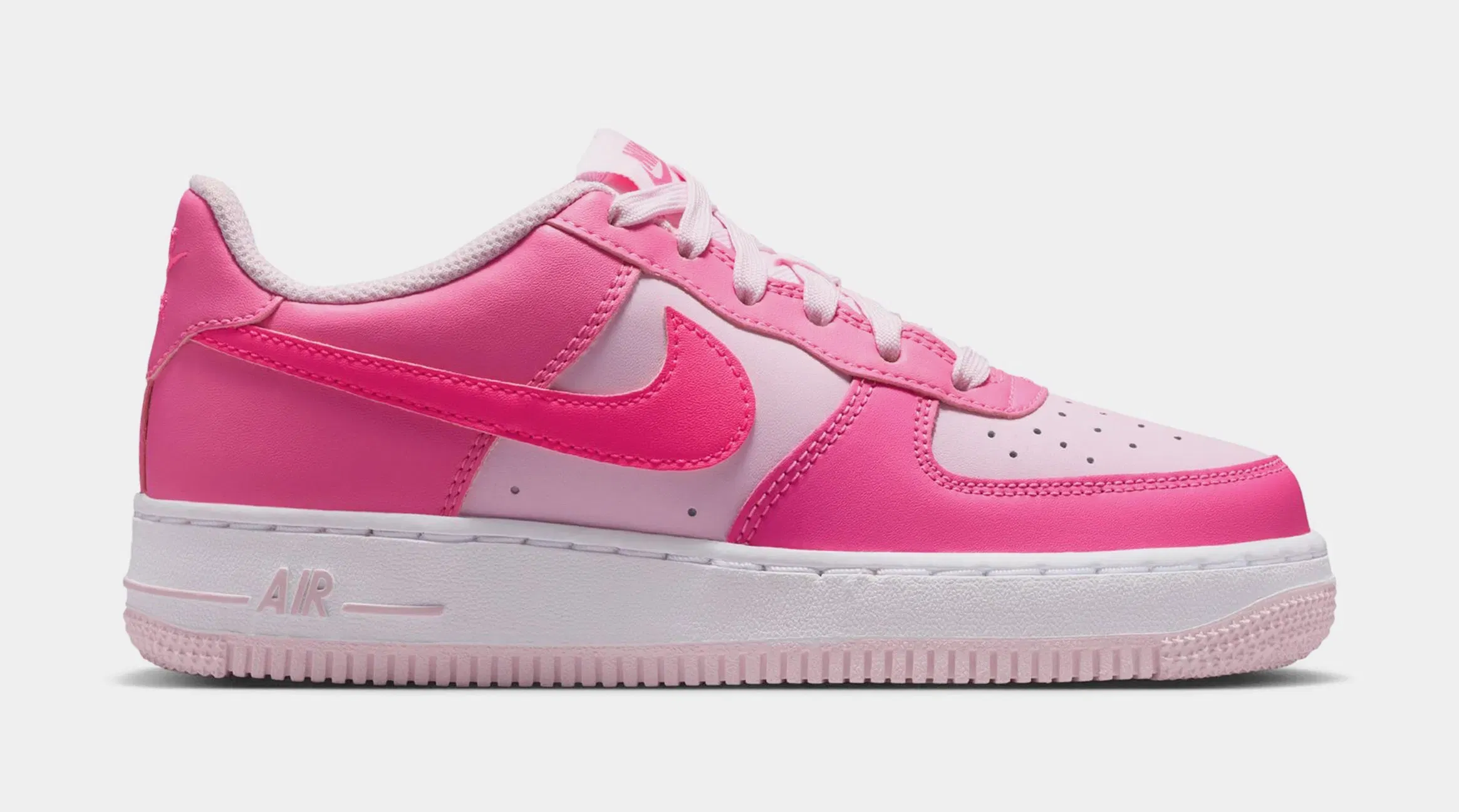 Nike Air Force 1 Low Grade School Lifestyle Shoes (Pinksicle/Hyper Pink/Pink Foam/White)