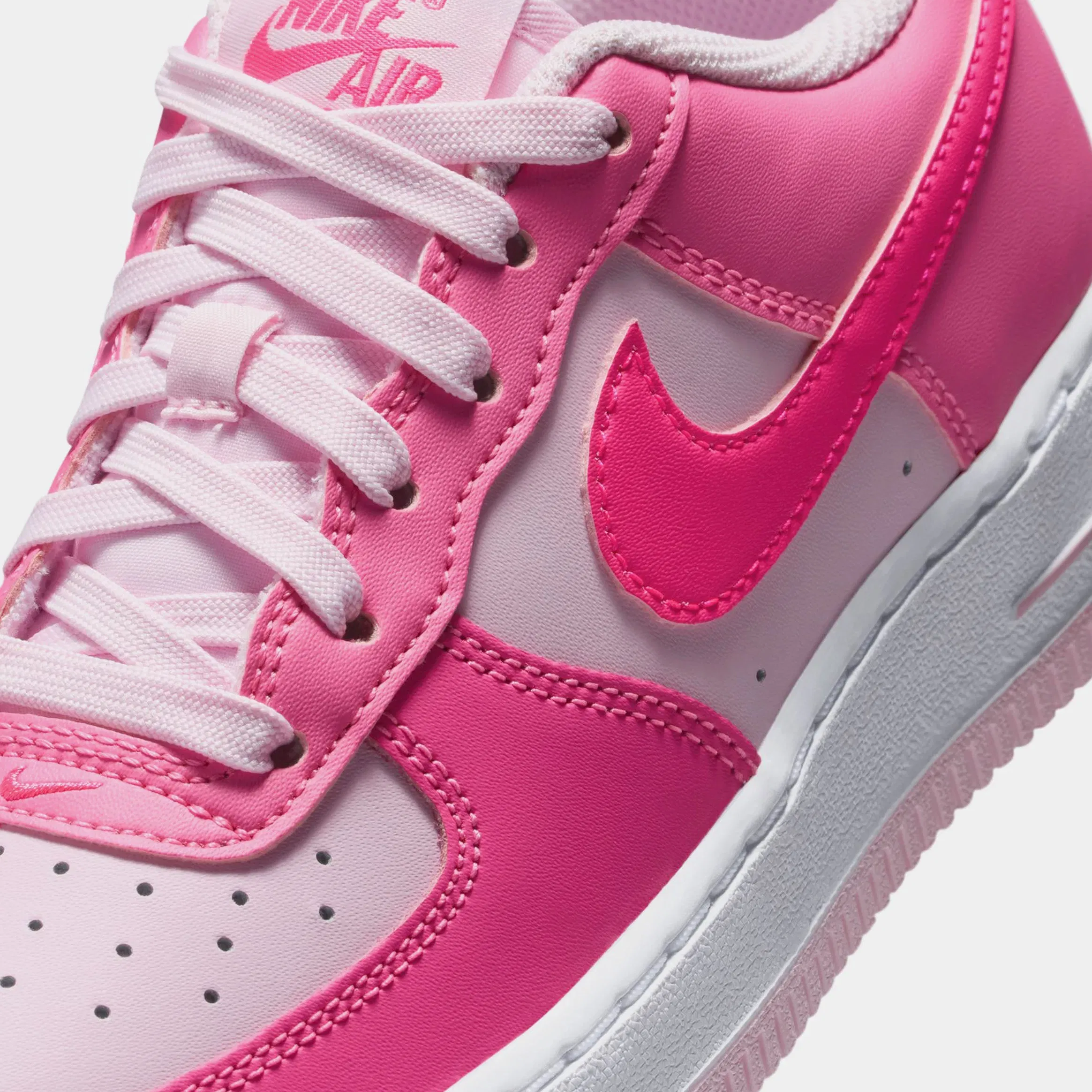 Nike Air Force 1 Low Grade School Lifestyle Shoes (Pinksicle/Hyper Pink/Pink Foam/White)